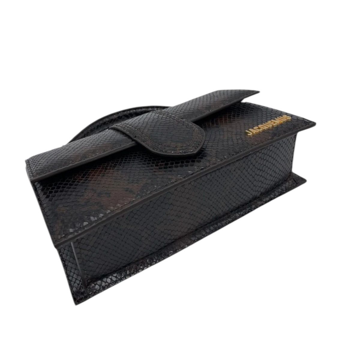 Jacquemus Jacquemus Le Grand Bambino Brown Snake Gold Size ONE SIZE - 5 Thumbnail