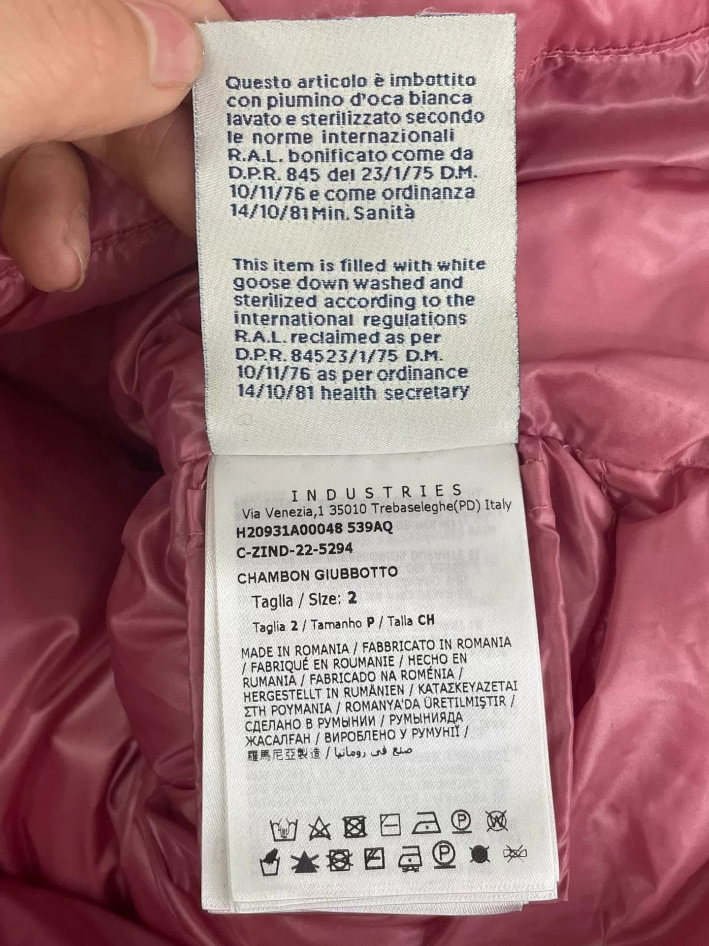 Moncler Moncler Chambon Pink Hooded Down Jacket Women's Size 2 Size XS / US 0-2 / IT 36-38 - 6 Thumbnail