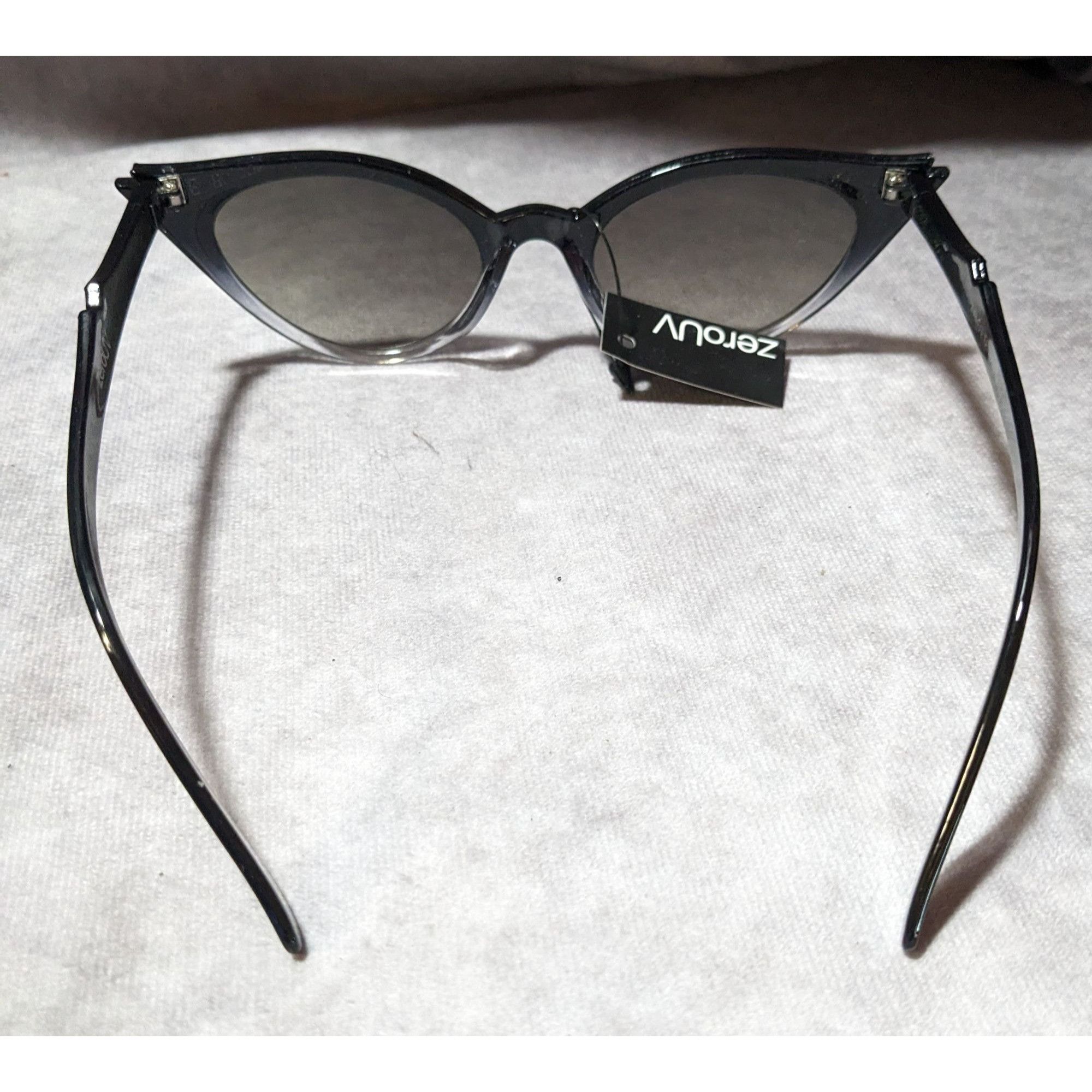 Other ZeroUV Retro Glam Goth Cateye Sunglasses Size ONE SIZE - 2 Thumbnail