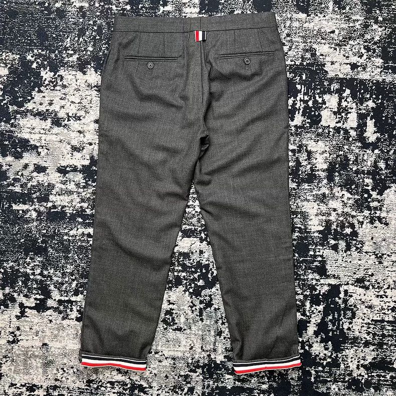 Thom Browne Thom Browne Gray wool trousers Size 25" / US 0 / IT 36 - 9 Thumbnail