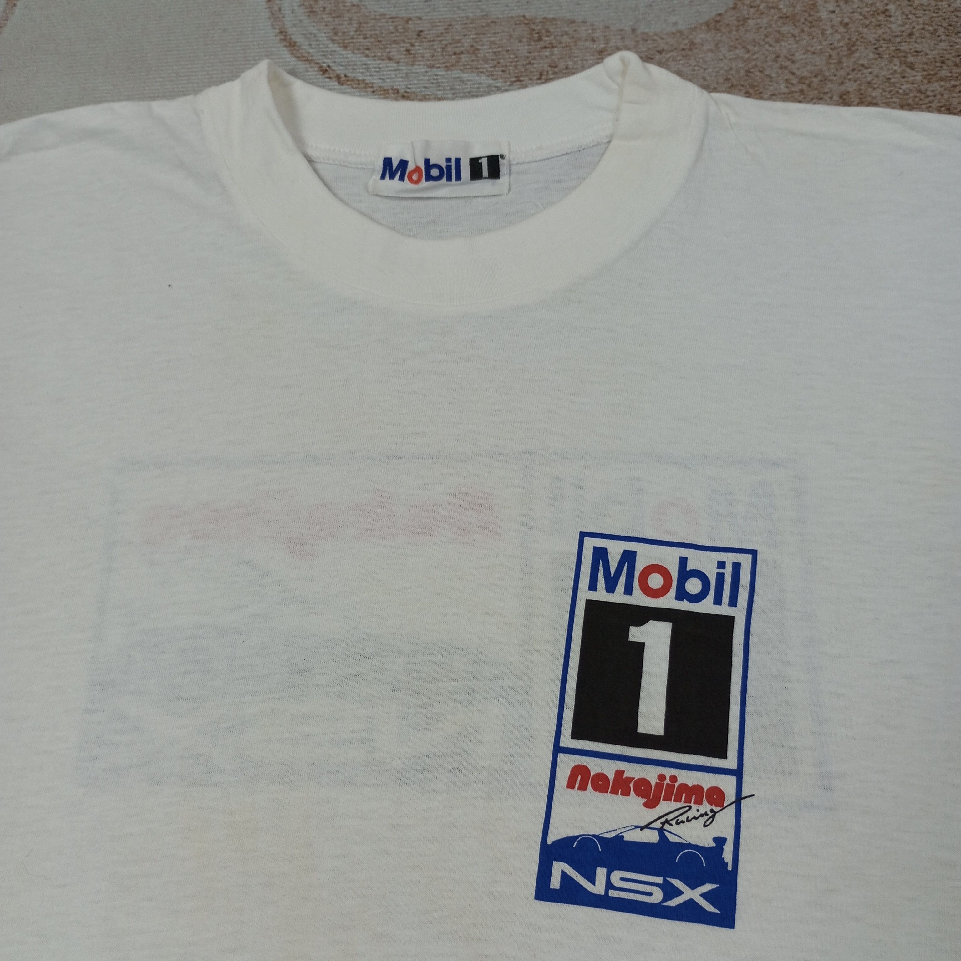 Japanese Brand Mobil 1 Nakajima Racing NSX Japanese Honda Tshirt C239N39 Size US M / EU 48-50 / 2 - 4 Thumbnail