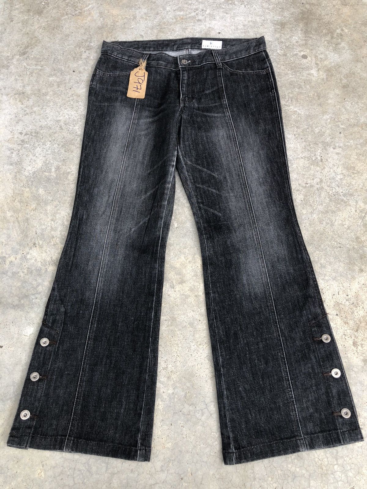 If Six Was Nine Japanese Kumikyoku Flared Jeans Distressed Jeans Size US 32 / EU 48 - 1 Thumbnail