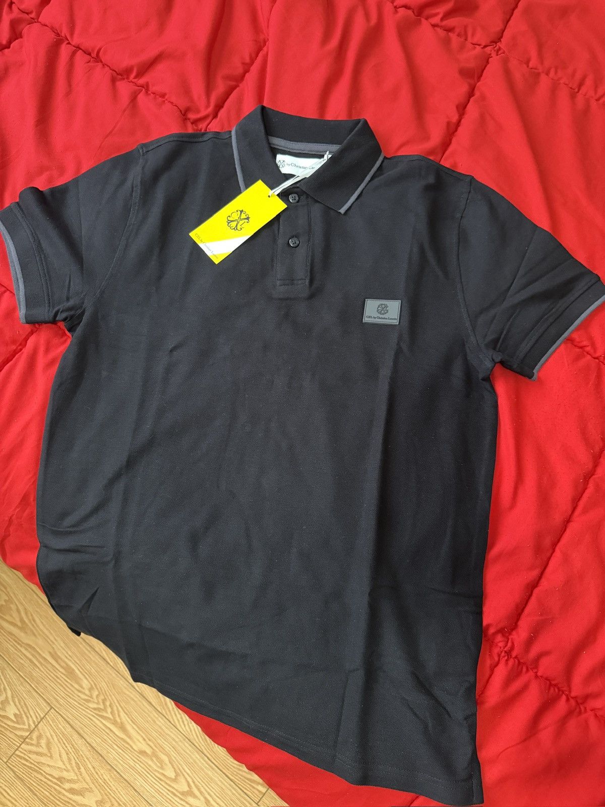 Christian Lacroix Christian Lacroix Men’s Black Polo Shirt size S Size US S / EU 44-46 / 1 - 1 Thumbnail