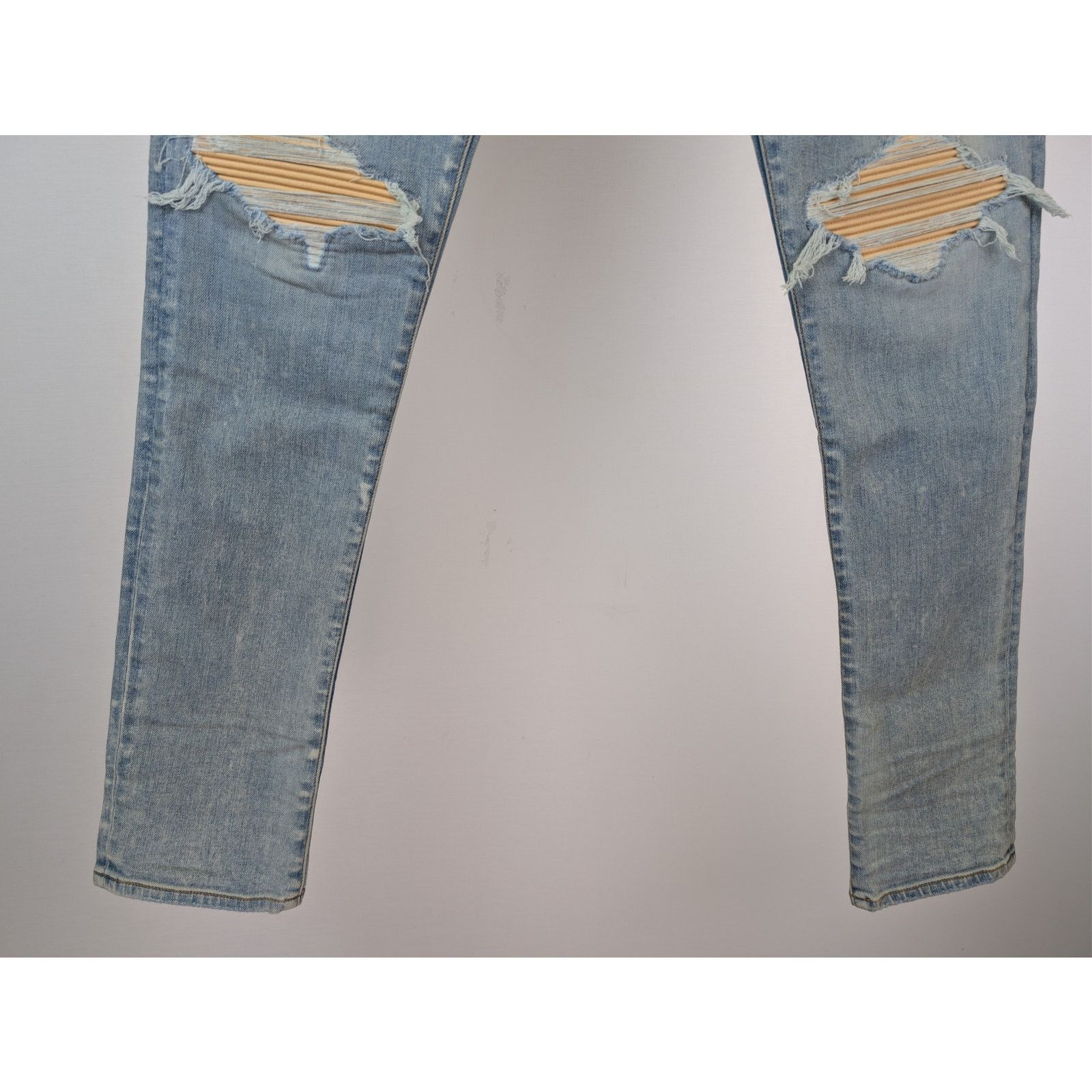 Amiri o1rshd1 Ultrasuede MX1 Denim Jeans in Surf Indigo Blue Size US 32 / EU 48 - 4 Thumbnail