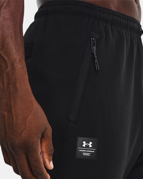 Under Armour Under Armour Men's UA Rush Fleece Pants Black Size US 32 / EU 48 - 6 Thumbnail