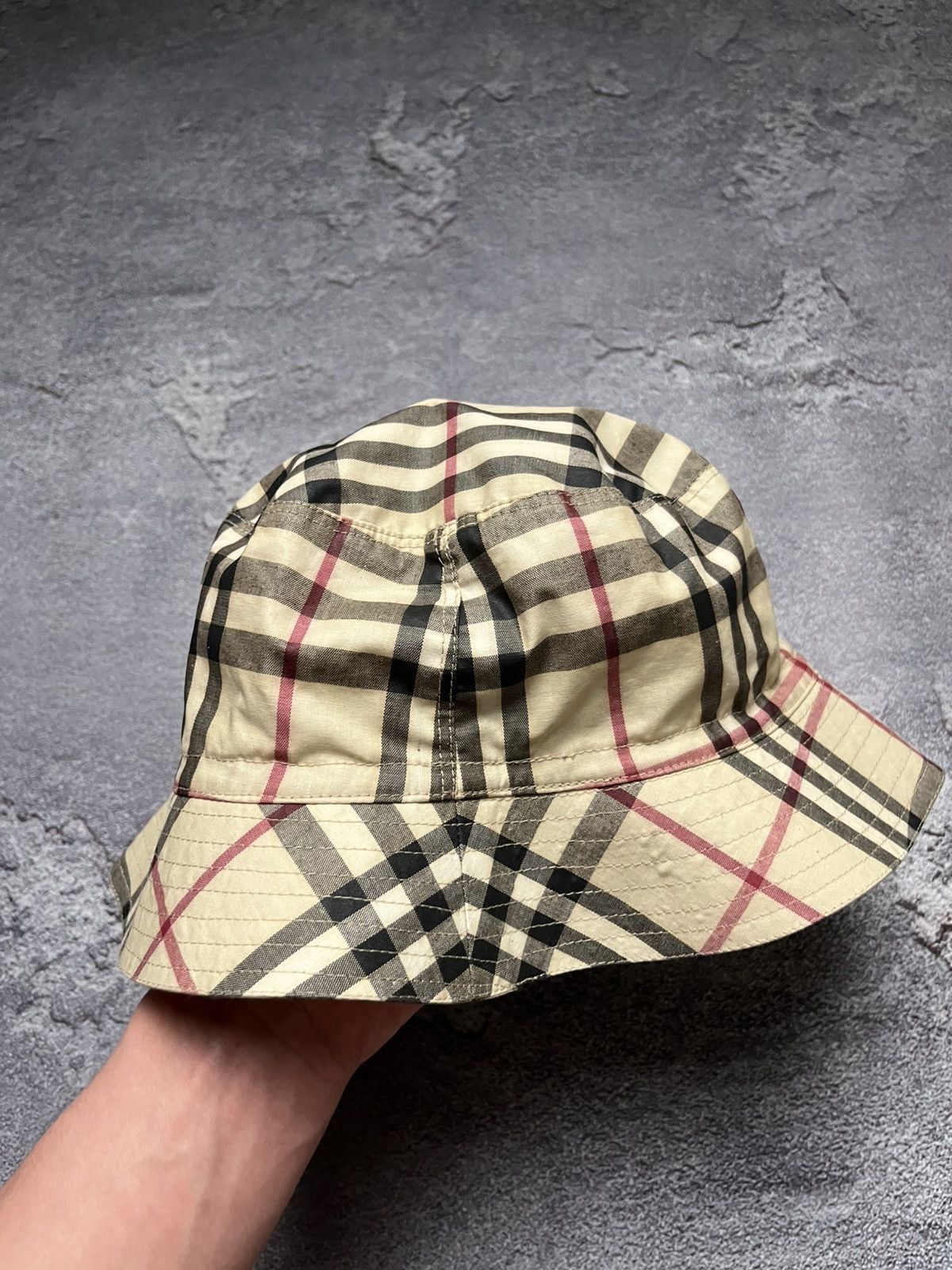 Burberry Vintage Burberry Panama Hats Cap Nova Check Size ONE SIZE - 3 Thumbnail