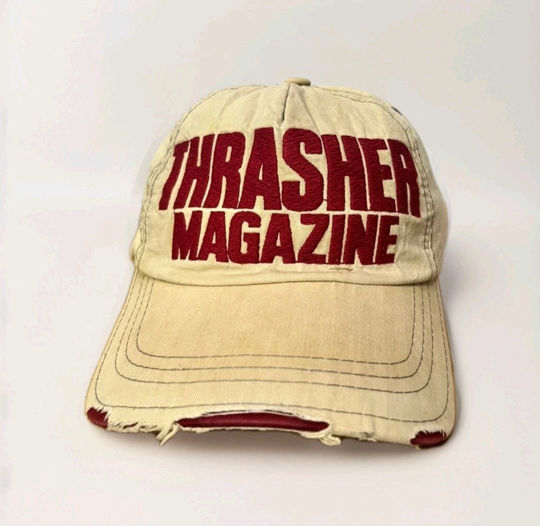 Thrasher Vintage Thrasher Magazine Distressed Cap Skateboard Size ONE SIZE - 1 Thumbnail