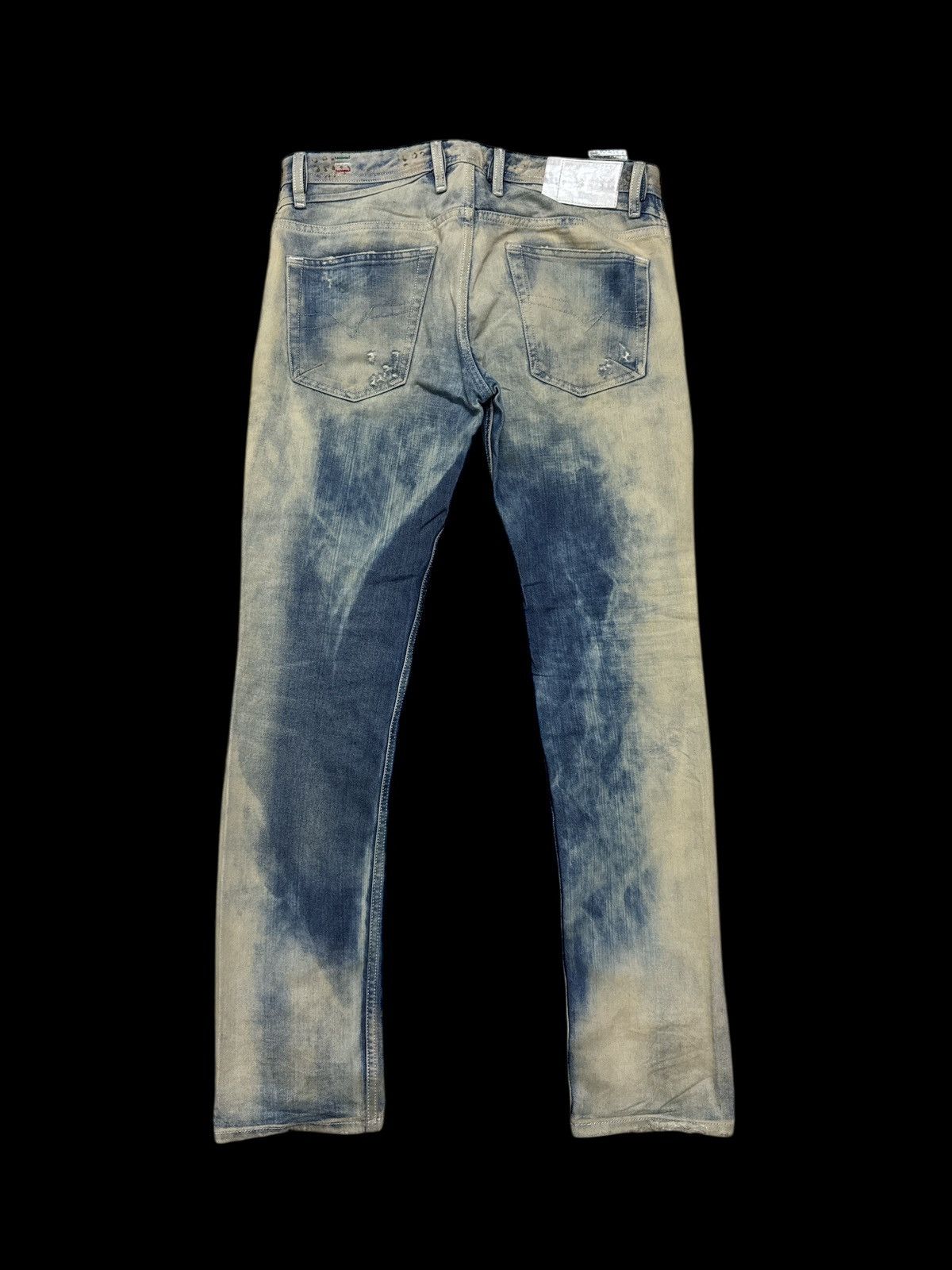 Diesel DIESEL SAFADO WASHED DISTRESSED JEANS Size US 34 / EU 50 - 2 Thumbnail