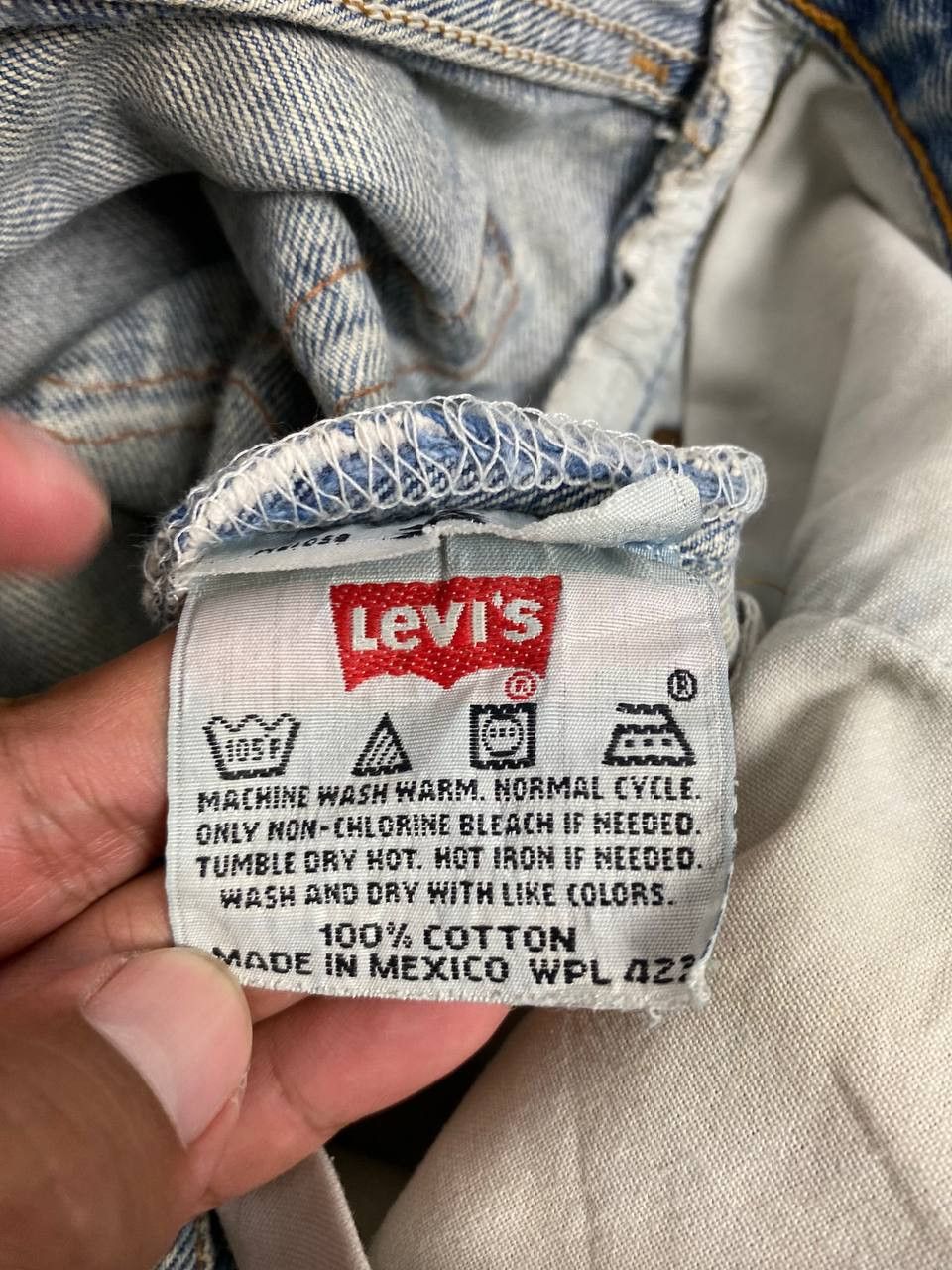 Levi's vintage levis 501 custom distressed denim nice design Size 32" / US 10 / IT 46 - 17 Thumbnail