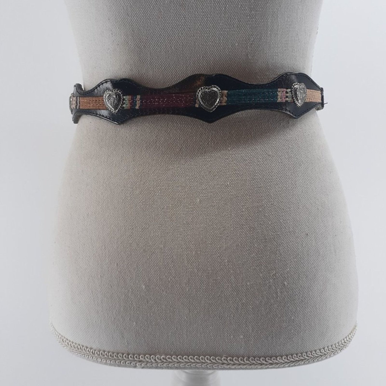 Vintage Billis Dee Girl's Western Heart Concho Guatemala Mayan Sz 20 Size 26 - 11 Thumbnail