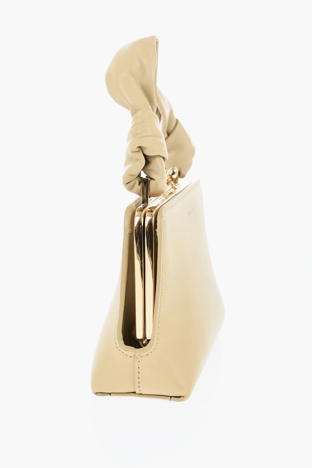 Jil Sander og1mm0626 Size: OS / Mini Leather Handbag in Yellow Size ONE SIZE - 2 Thumbnail