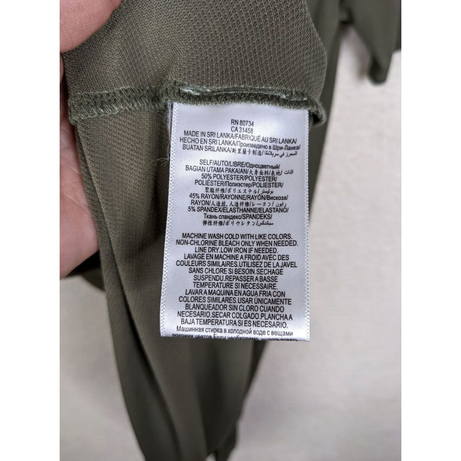 BCBGeneration BCBGeneration Shirt Dress S Crew Neck Short Sleeve Green T-Shirt Dress Womens Regular Size S Size S / US 4 / IT 40 - 3 Thumbnail