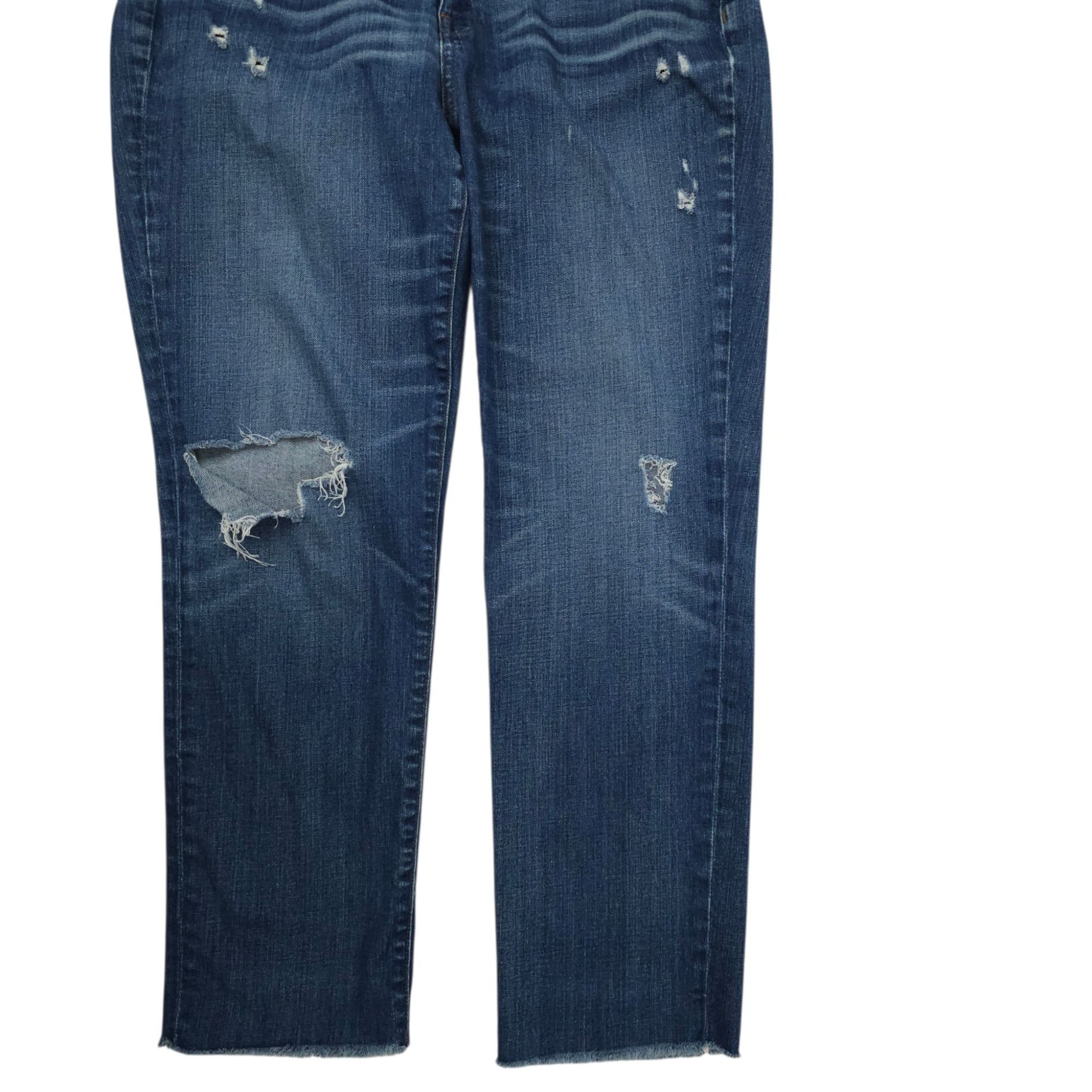 J.Crew J.Crew Slim Broken Boyfriend Jeans Womens 31 Mid Rise Size 35" - 11 Thumbnail
