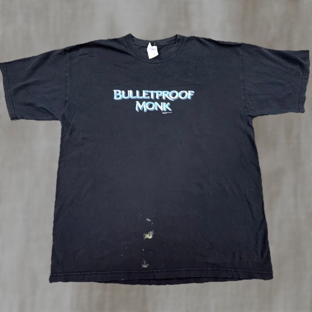 Gildan VINTAGE Gildan Bulletproof Monk Shirt Men XL Black Tee Movie Promo 2003 Y2K Grunge Retro Size US XL / EU 56 / 4 - 1 Thumbnail