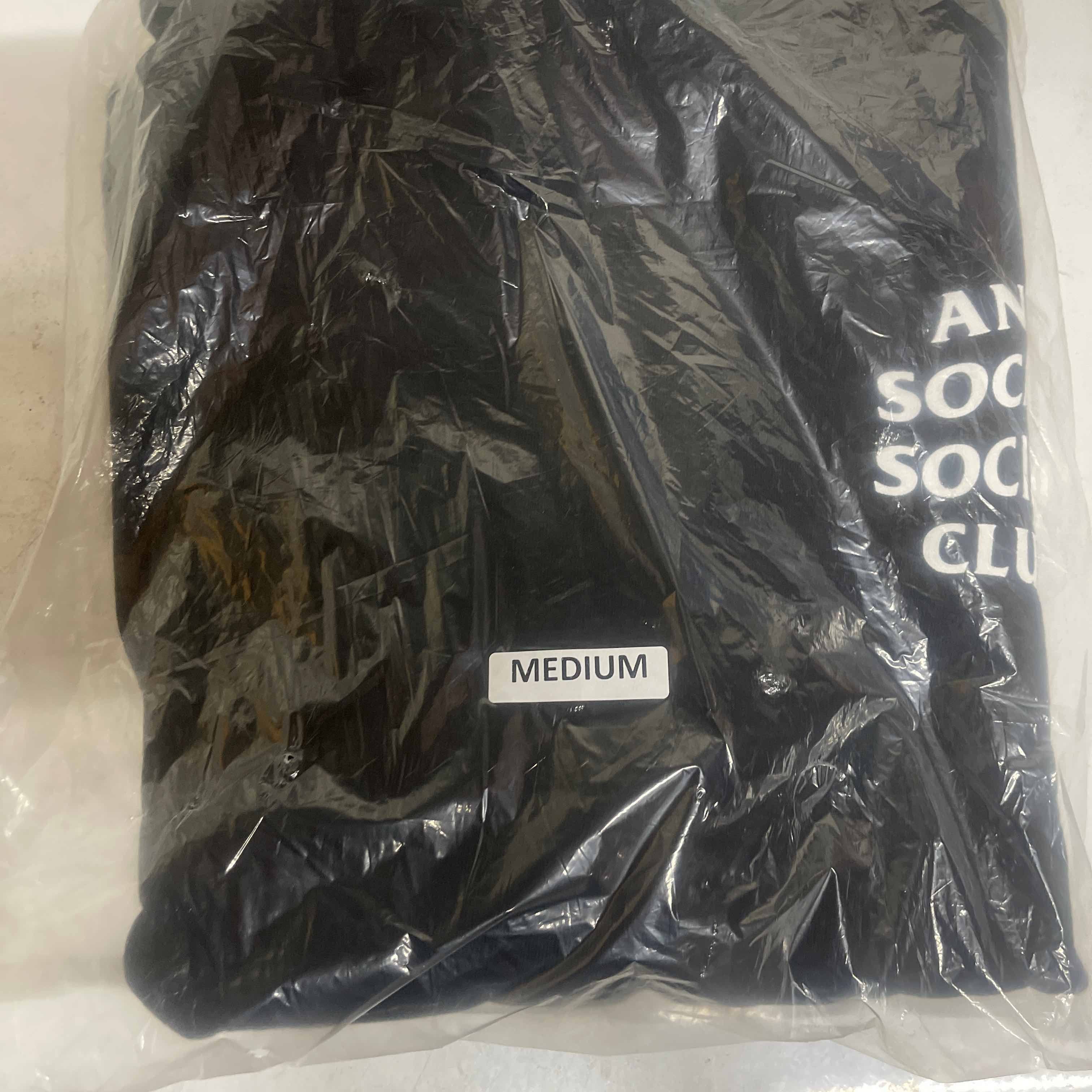 image of Anti Social Social Club Mind Games Hoodie Black, Men's (Size Medium)