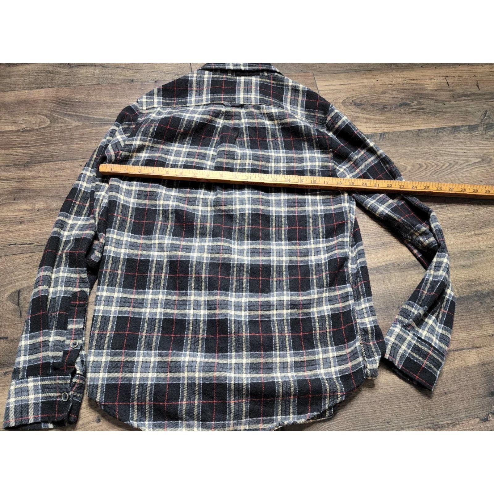 Vintage JACHS Mens XS Heritage Flannel Heavyweight Plaid Long Sleeve Shirt Size US XS / EU 42 / 0 - 2 Thumbnail