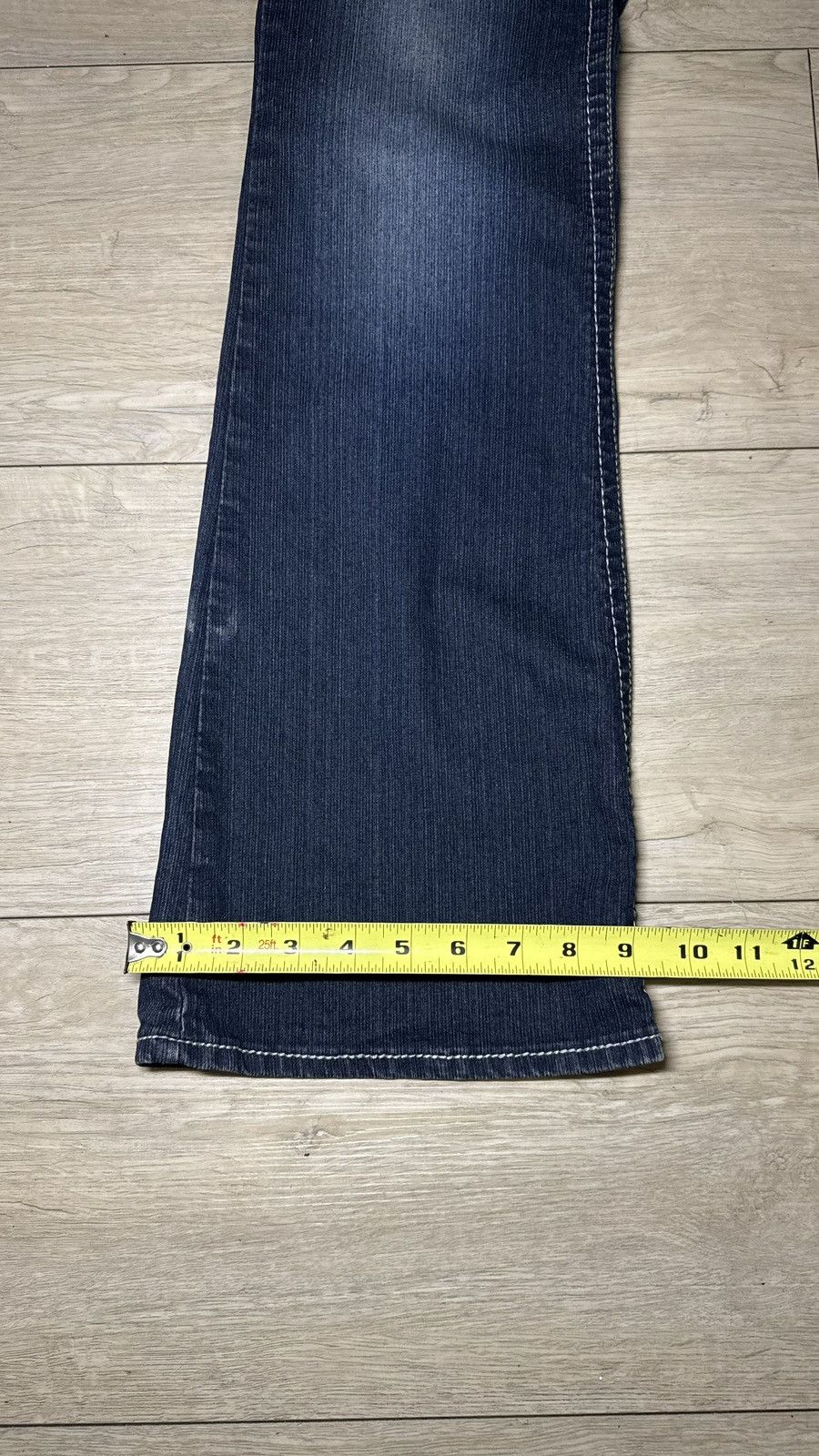 Miss Me Y2K 2000s Women’s Hydraulic Embroidered Dark Stone Wash Size 27" / US 4 / IT 40 - 9 Thumbnail