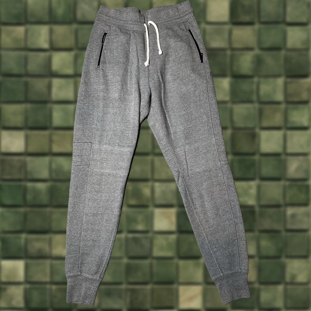 John Elliott John Elliott Escobar Jogger Sweatpants Gray Zip Pocket USA Made Size 4 Mens Slim Tapered 32 Inseam Cotton Blend Pockets Size US 33 - 1 Thumbnail