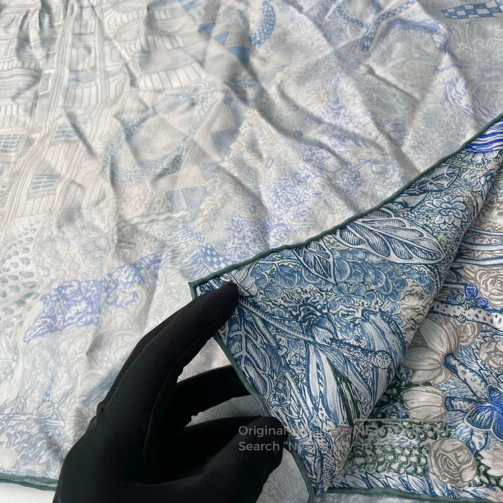 Hermes Hermes Silk Scarf 'Dreaming of Fortune' 100% Mulberry Silk Size ONE SIZE - 3 Thumbnail
