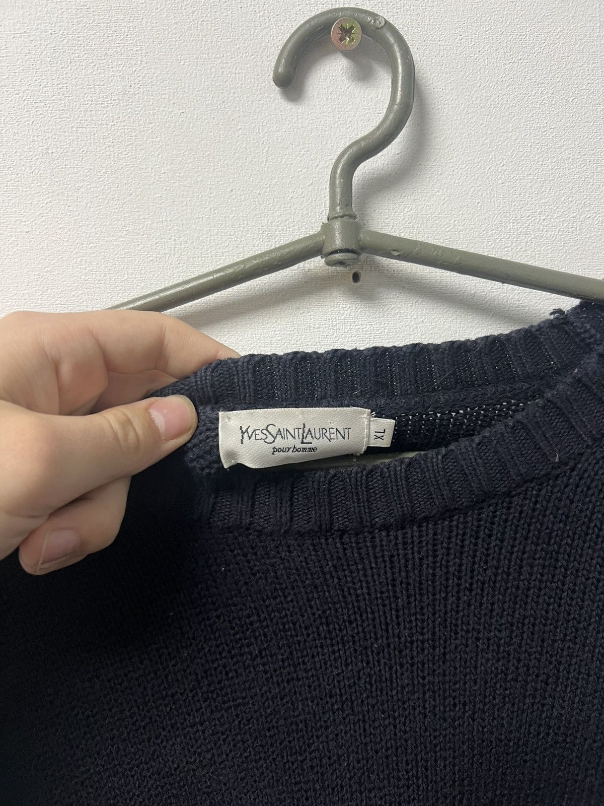 Yves Saint Laurent Vintage Yves Saint Laurent Sweatshirt 90s Y2K Size US XL / EU 56 / 4 - 4 Thumbnail