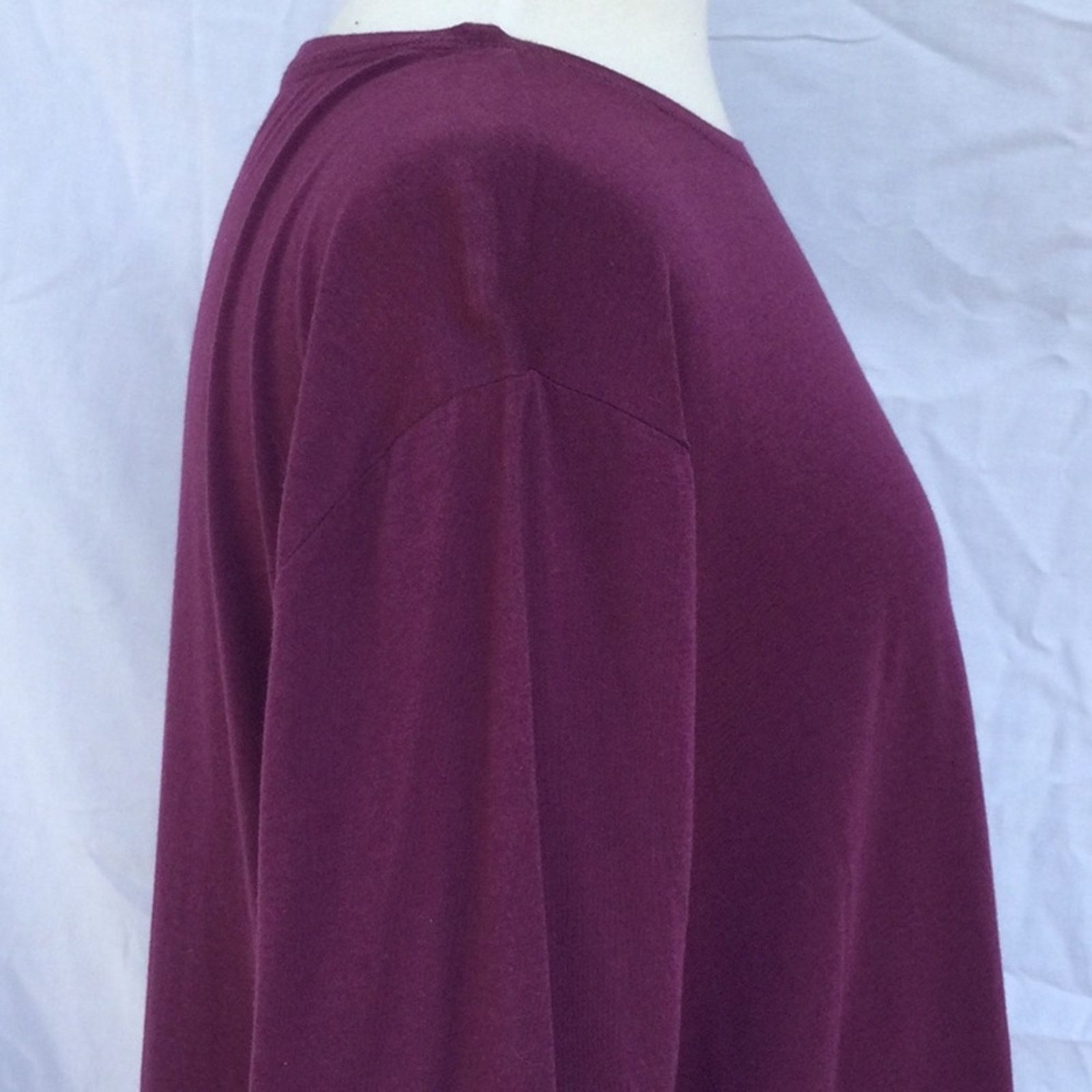 Other Dressbarn Woman Purple Long Sleeve T-Shirt 22/24 NWT Size 4XL / US 24-26 - 5 Thumbnail