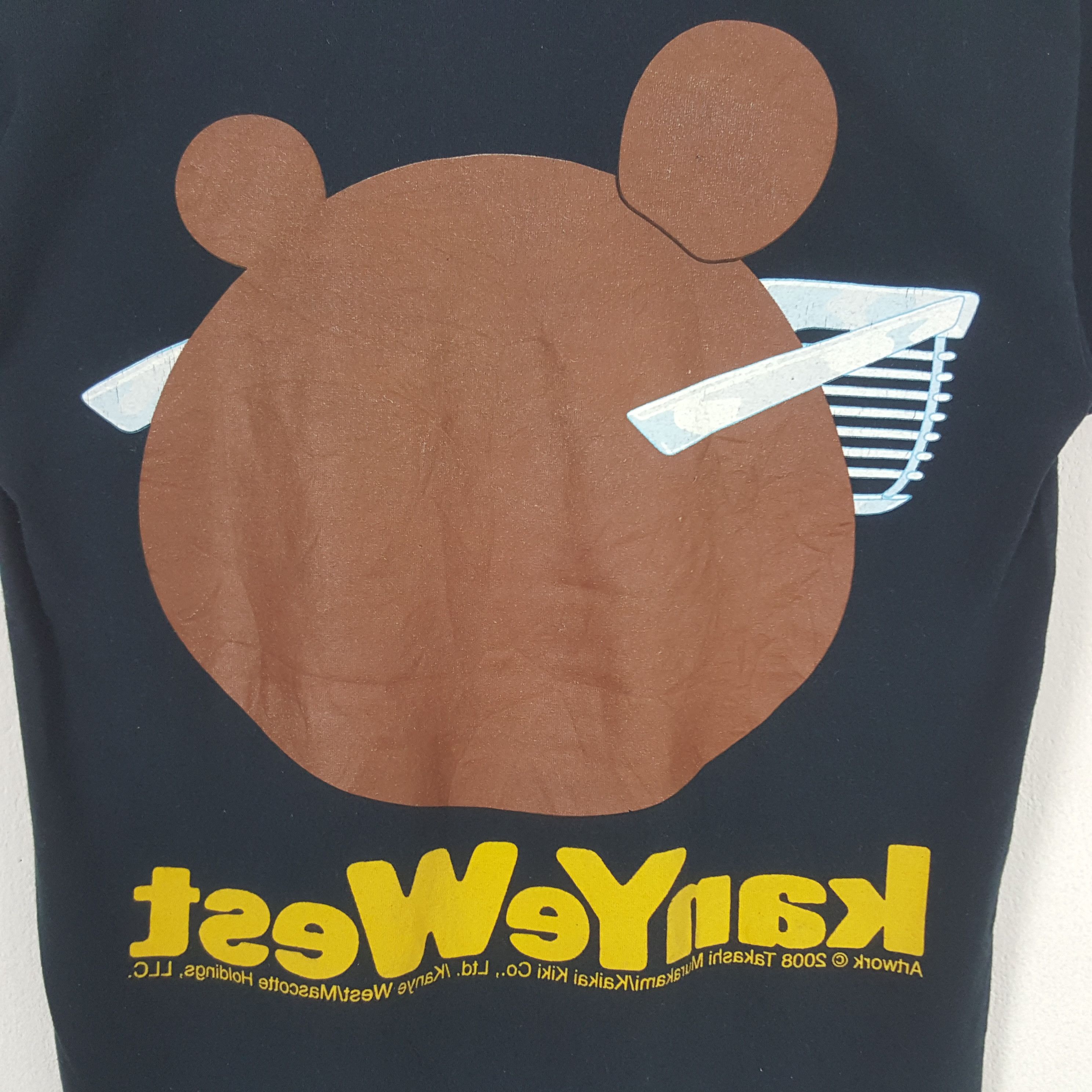 Kanye West × Takashi Murakami × Vintage Vintage Kanye West American Rapper Takashi Murakami Tshirt Size US S / EU 44-46 / 1 - 4 Thumbnail
