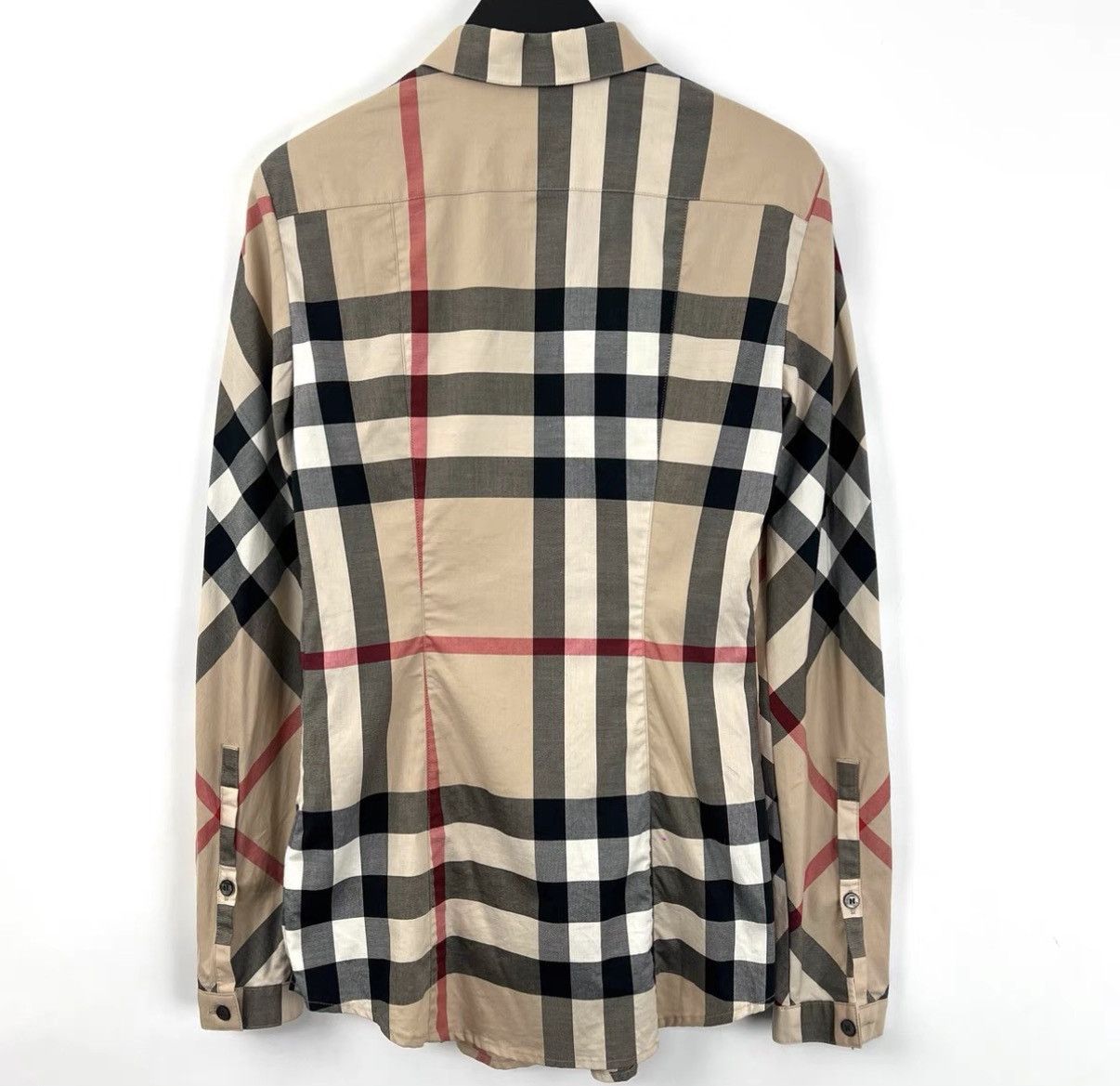Burberry Burberry Classic Large Plaid Long Sleeve Shirt K12 Size XS / US 0-2 / IT 36-38 - 2 Thumbnail