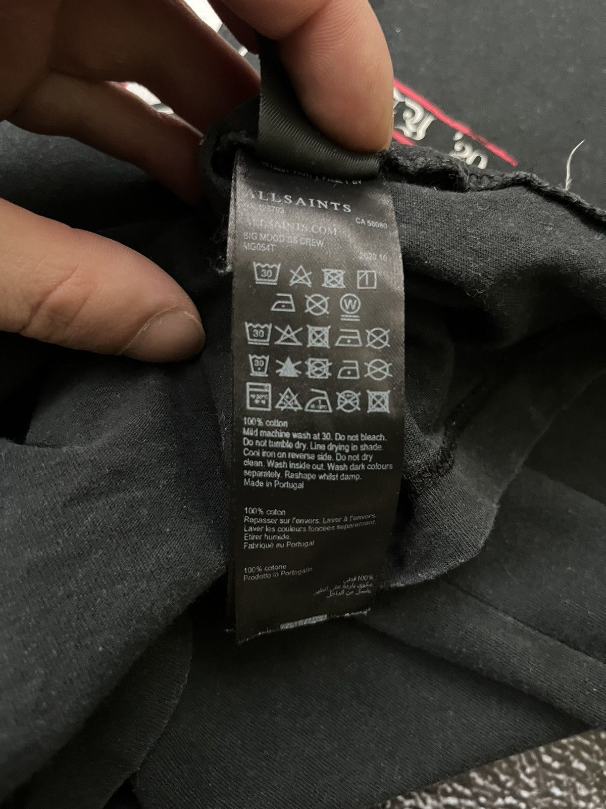 Allsaints Allsaints Unity 20 Big Mood SS Crew Tee T-Shirt Size US S / EU 44-46 / 1 - 8 Thumbnail