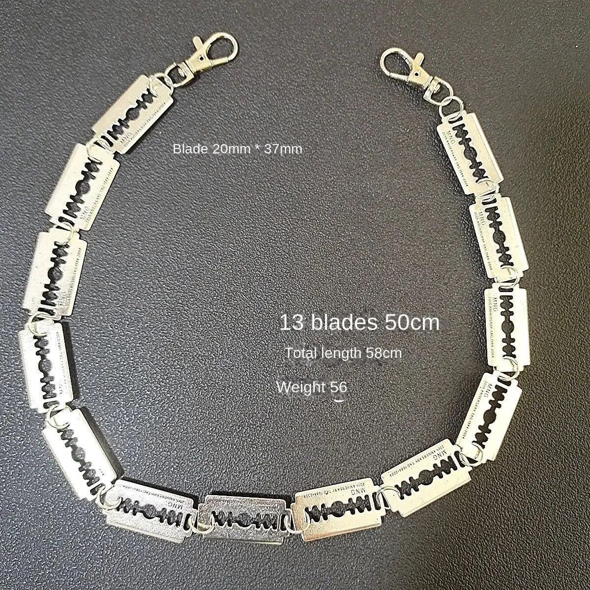 Jewelry Metal Blade Pant Chain Size ONE SIZE - 3 Thumbnail