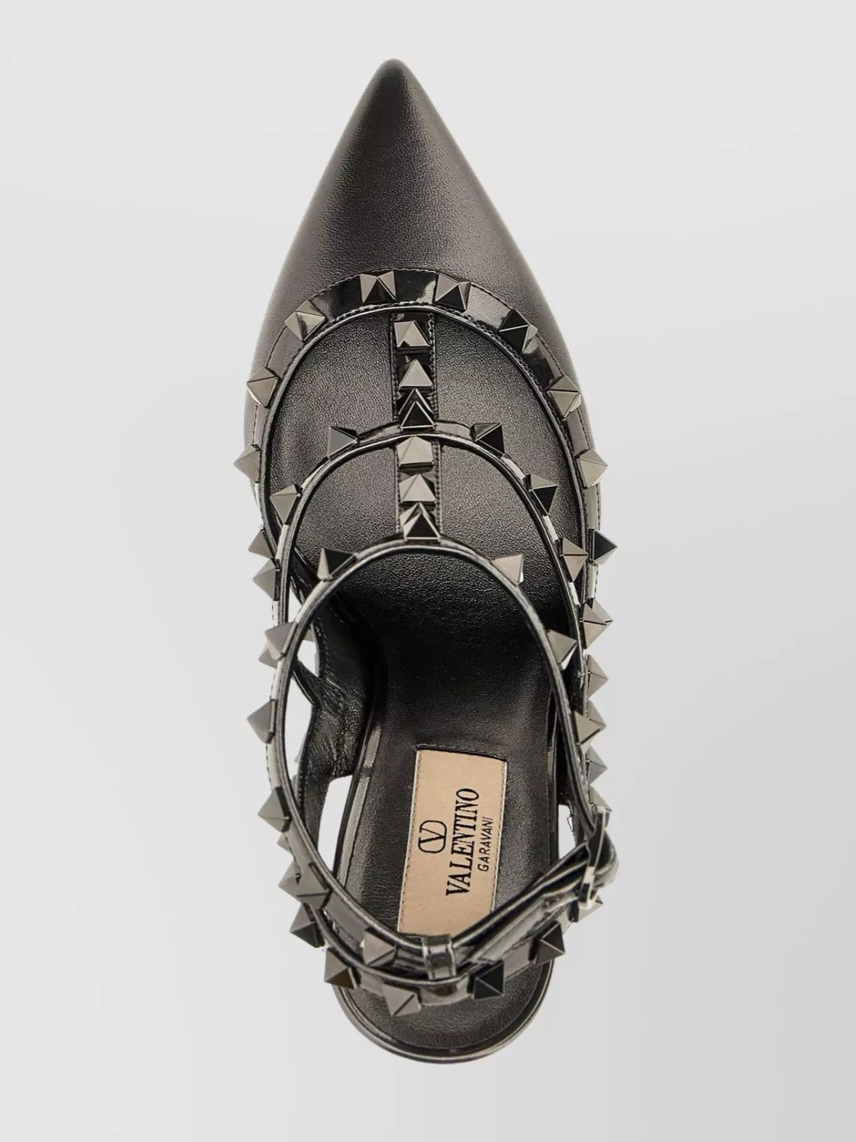 Valentino o1s22i1n0924 Rockstud Slingback in Grey Size US 9 / IT 39 - 3 Thumbnail