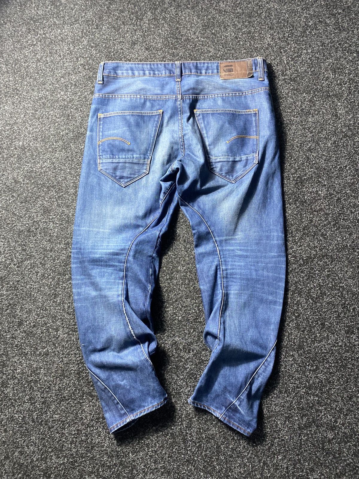 G-Star 🔥PUNK OPIUM G STAR TAPERED STRAIGHT ARC GOTHIC JEANS Y2k Size US 35 - 9 Thumbnail