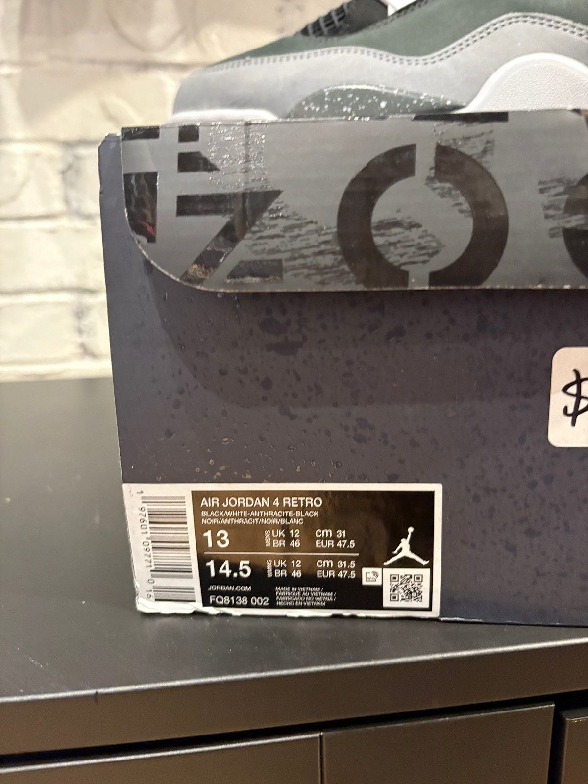 Jordan Brand Jordan 4 Retro Fear DS OG Size 13 Size US 13 / EU 46 - 4 Thumbnail