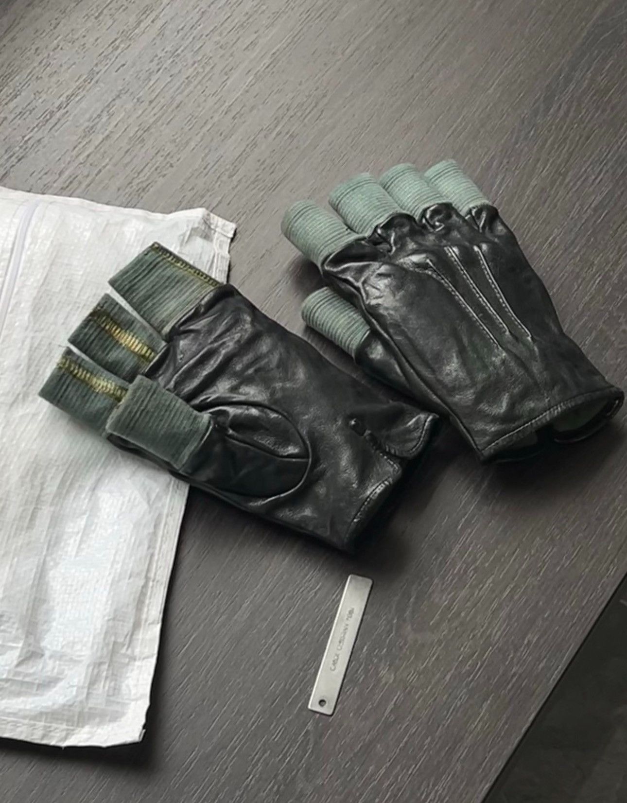 Carol Christian Poell Kangaroo Leather Gloves Size 46 - 3 Thumbnail