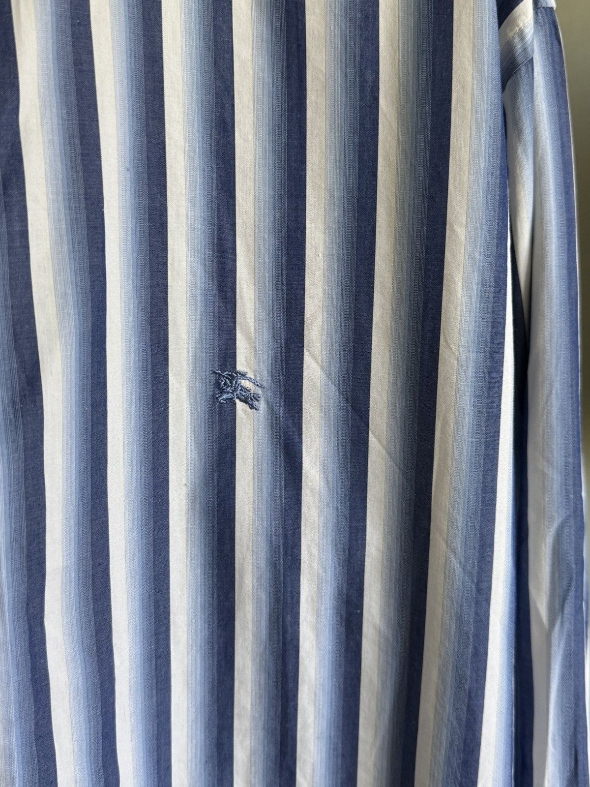 Burberry Burberry made in UK stripped shirt Size US XL / EU 56 / 4 - 5 Thumbnail