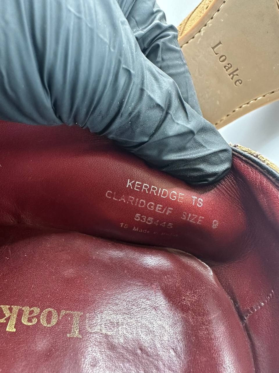 Loake Loake Kerridge TG Suede Brogues Claridge/F UK 8 Almond Toe Size US 9 / EU 42 - 10 Thumbnail