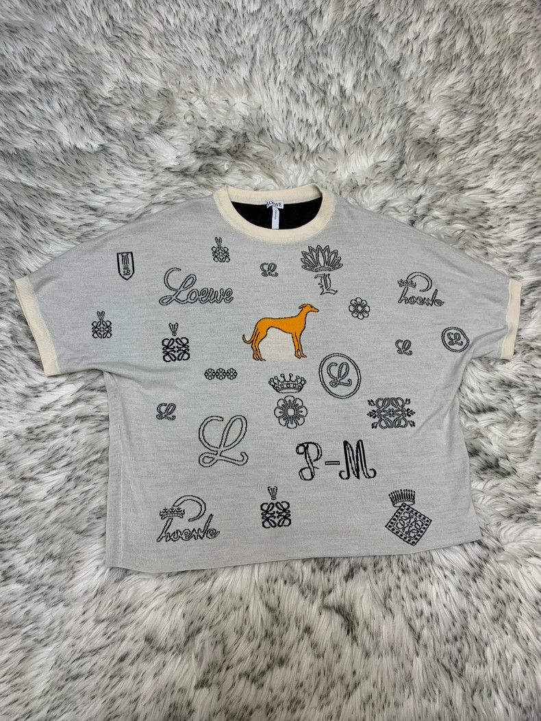 Loewe LOEWE Knitted short sleeve T-shirt Size S / US 4 / IT 40 - 1 Thumbnail