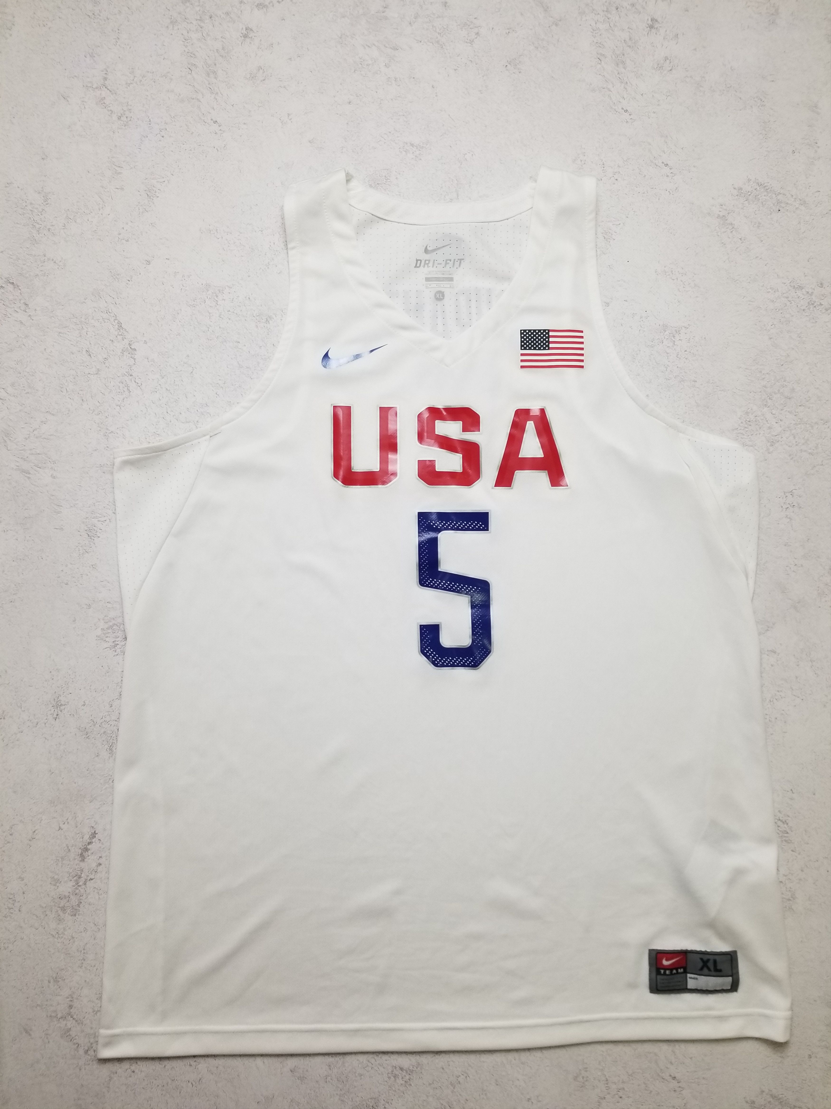 Nike Rare USA Olympic Kevin Durant Nike Jersey Size US XL / EU 56 / 4 - 1 Thumbnail