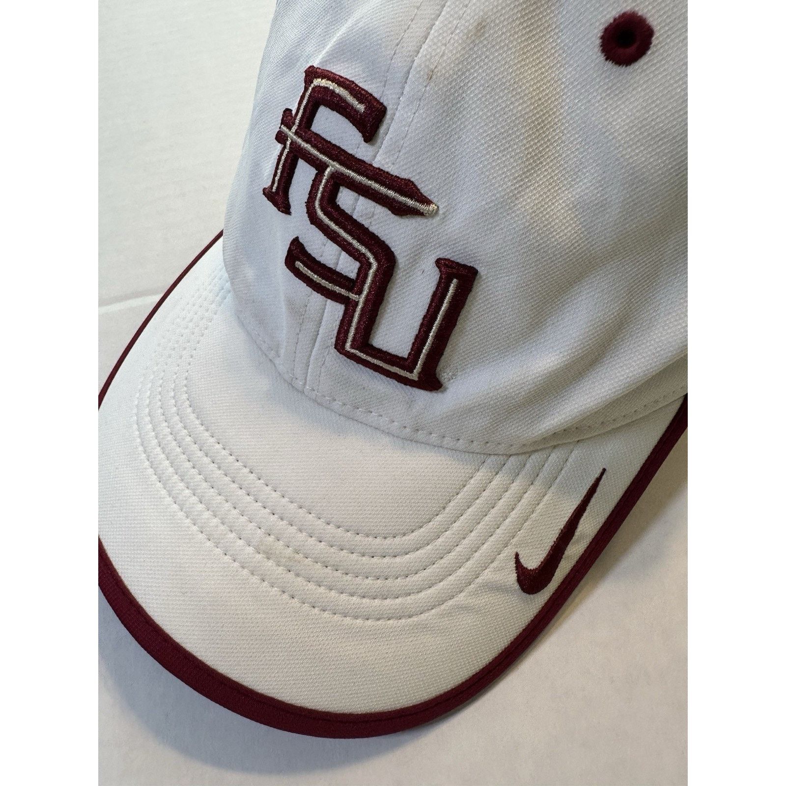 Nike Nike Dri-Fit Legacy91 FSU Seminoles White OSFM Hat/Cap Size ONE SIZE - 6 Thumbnail