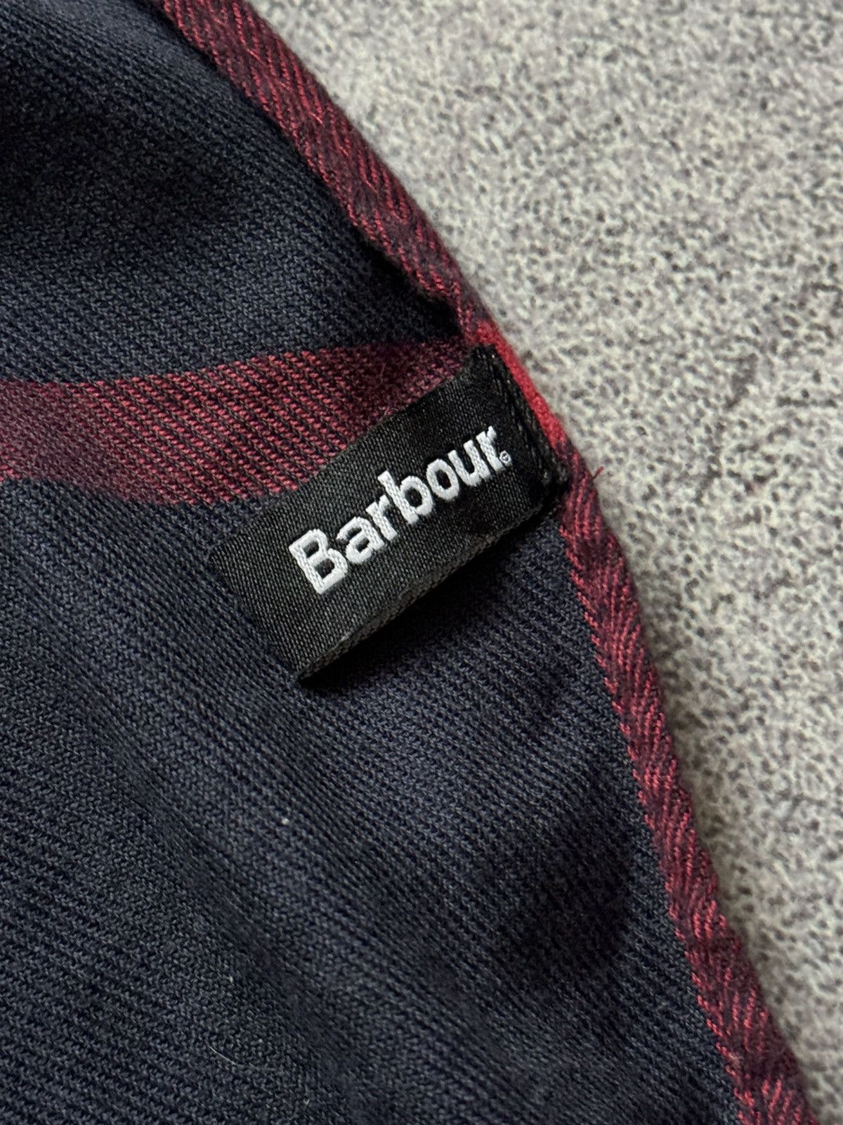 Barbour × Designer Barbour cotton scarf 🧣 all printed checkered unisex Size ONE SIZE - 6 Thumbnail