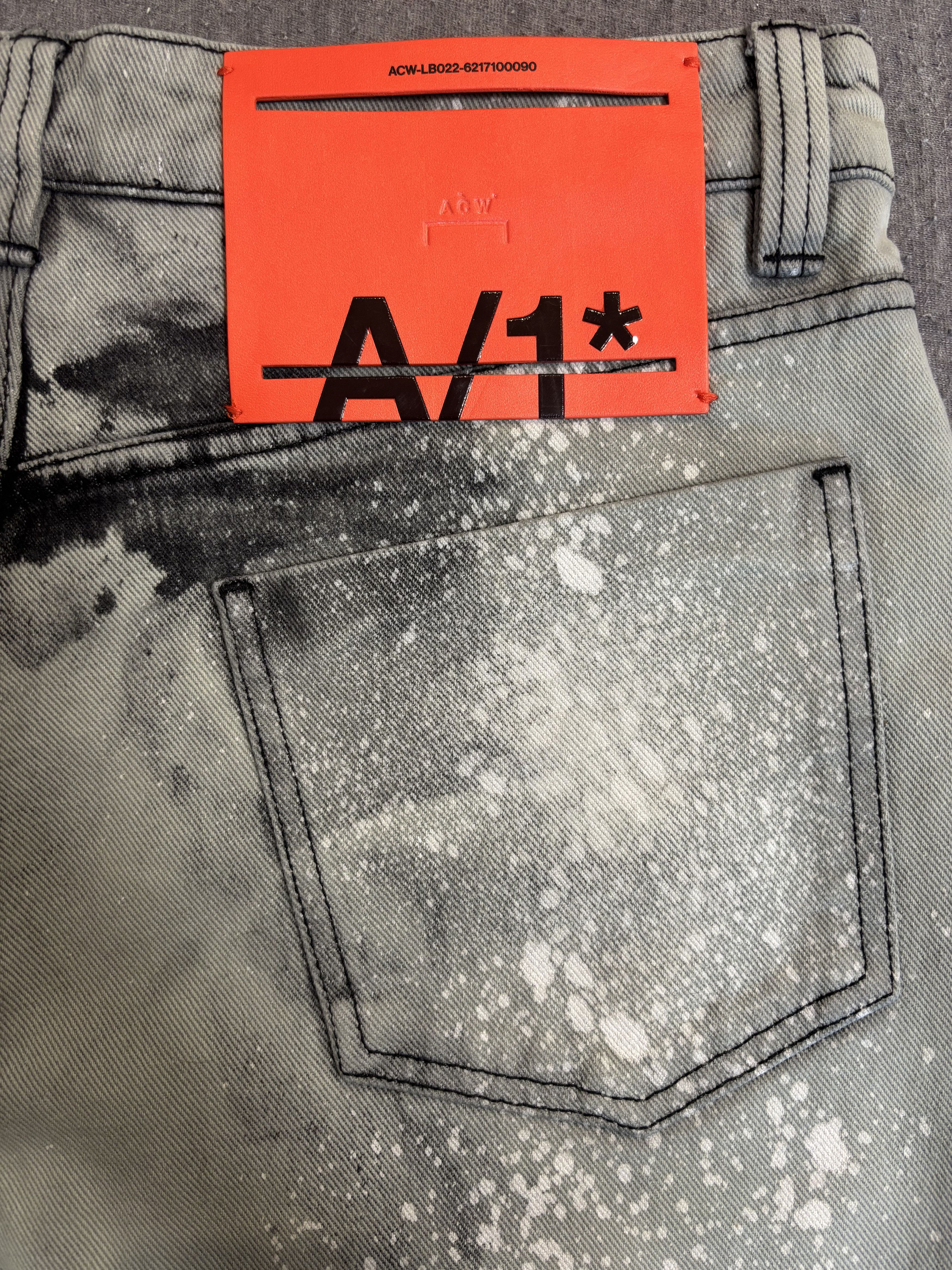 A-COLD-WALL* A-Cold-Wall Man's Tie-die Denim pants Size US 32 / EU 48 - 3 Thumbnail