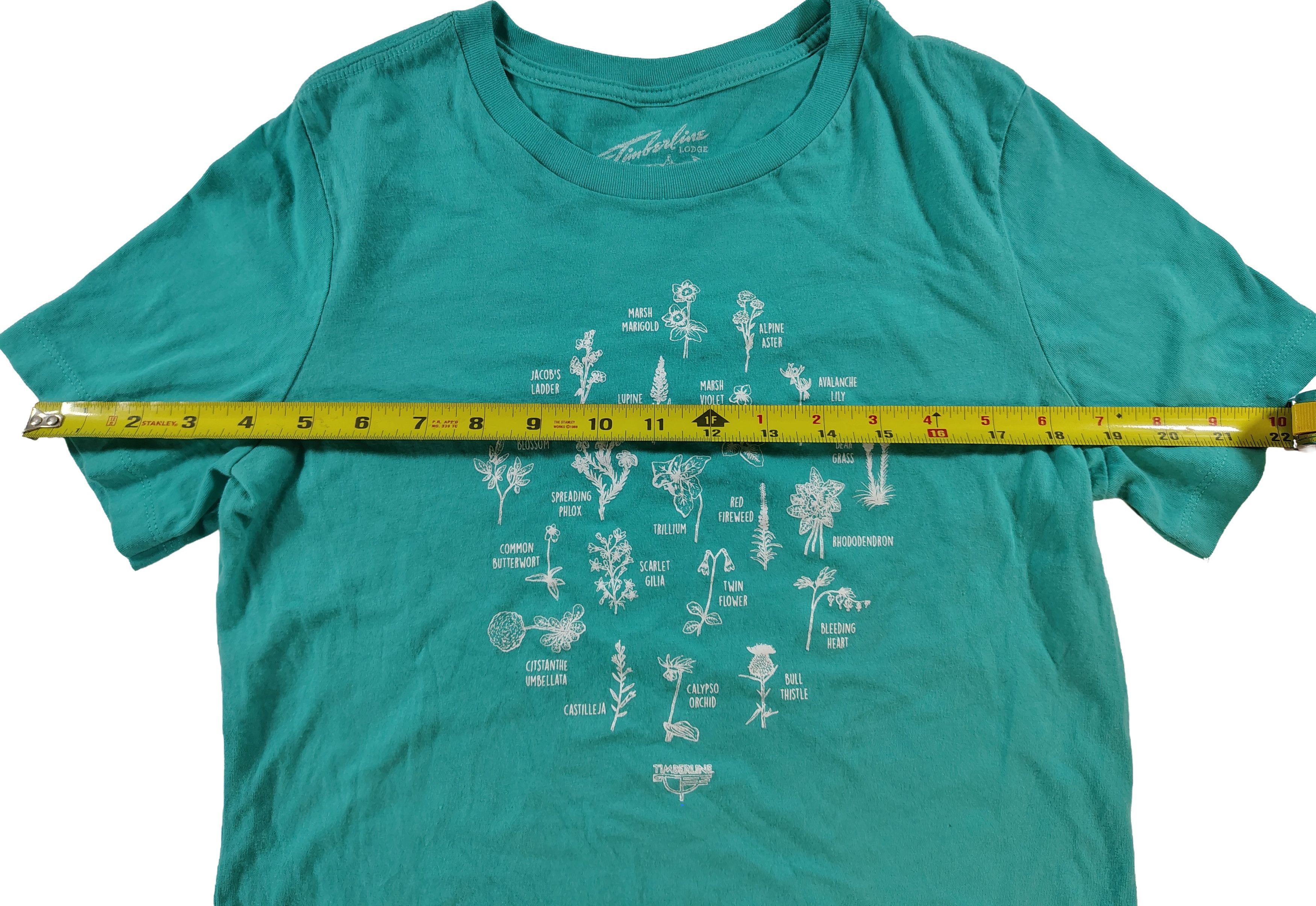 Other Women's Small Sea Green Timberline Lodge Foliage T-Shirt Size S / US 4 / IT 40 - 8 Thumbnail