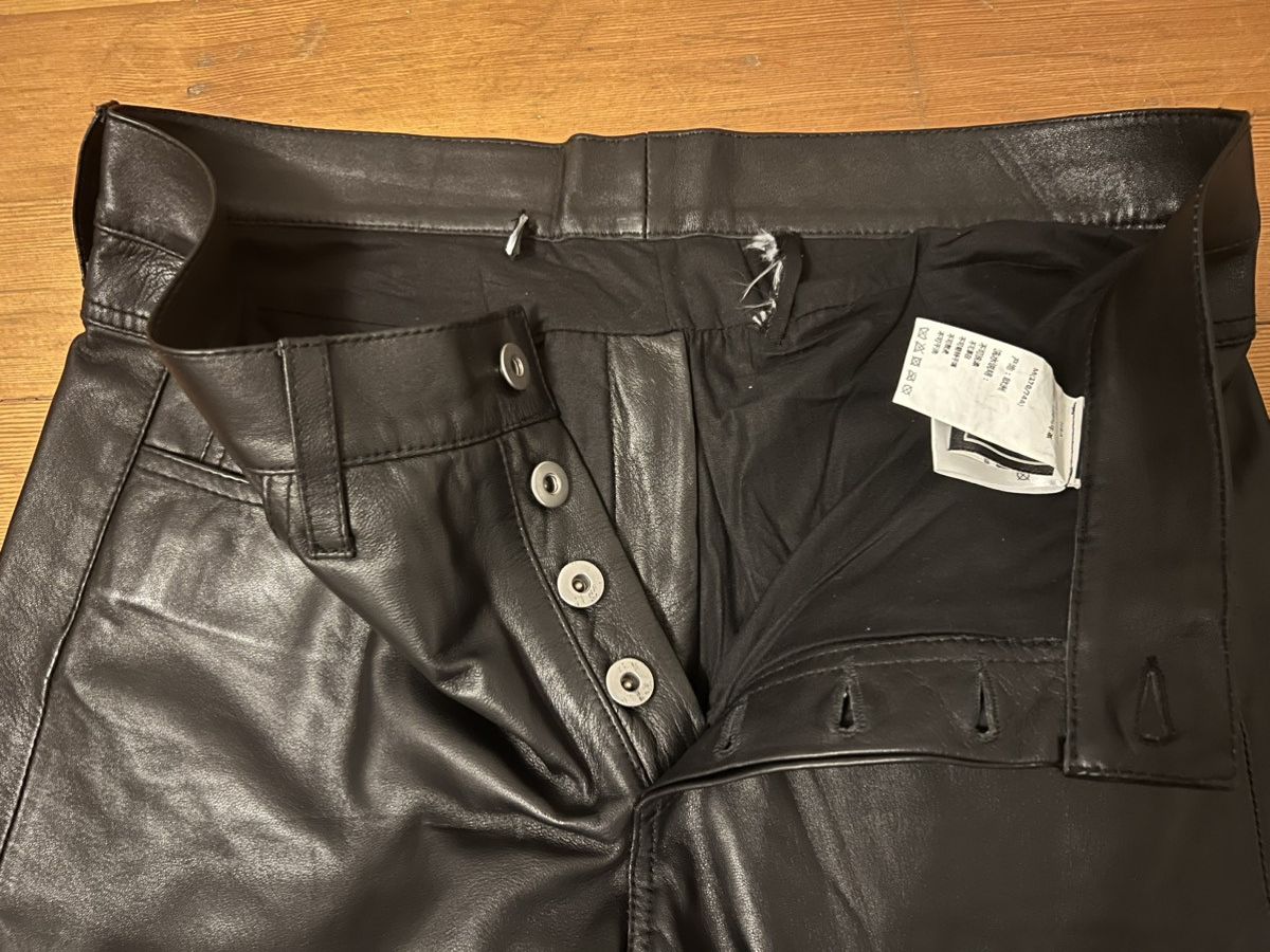 Hood By Air 2015 Leather Hockey Pants Runway Exclusive RARE* Size US 32 / EU 48 - 11 Thumbnail