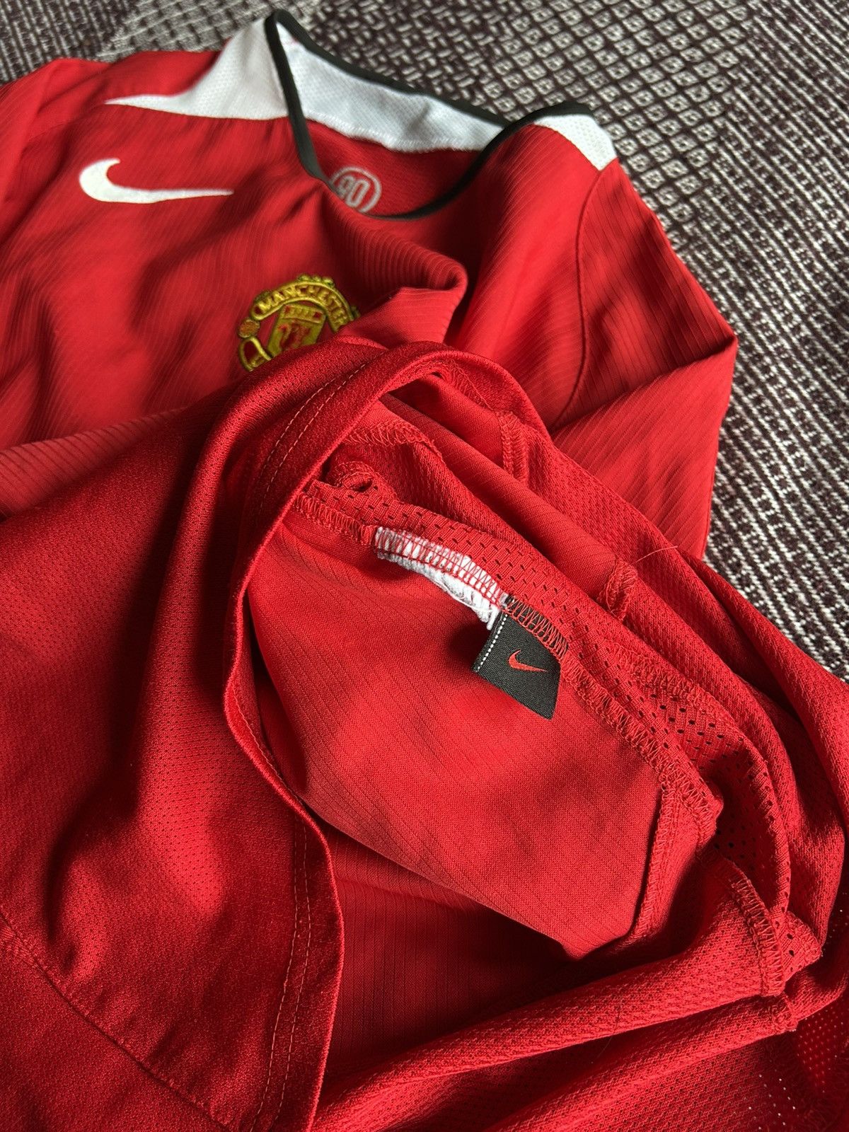 Nike × Vintage Manchester United 2004/2005 Home Shirt Youth Kids M 140-152 Size US XXS / EU 40 - 8 Thumbnail