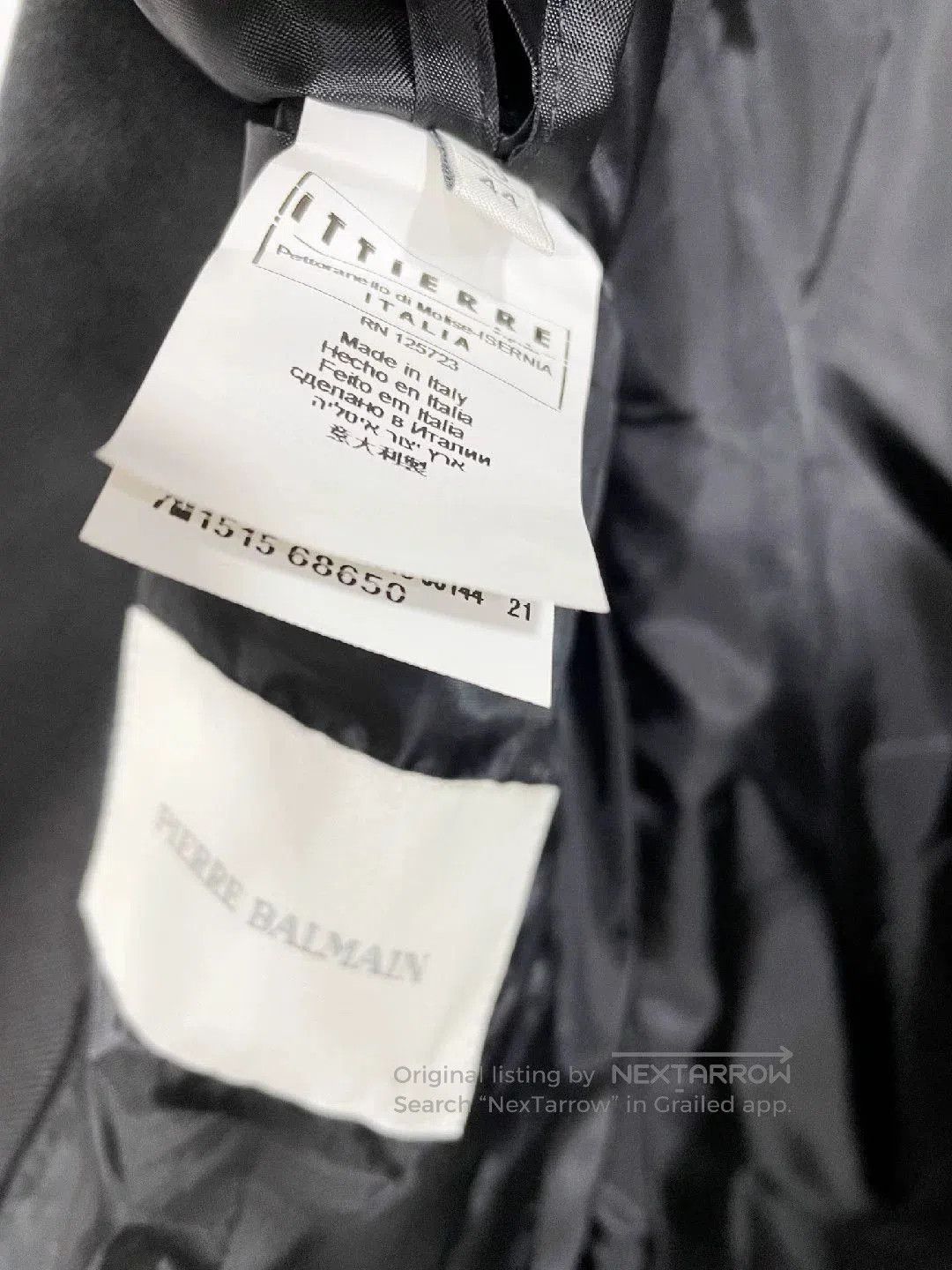 Balmain PIERRE BALMAIN Single Breasted Blazer. Size US S / EU 44-46 / 1 - 6 Thumbnail