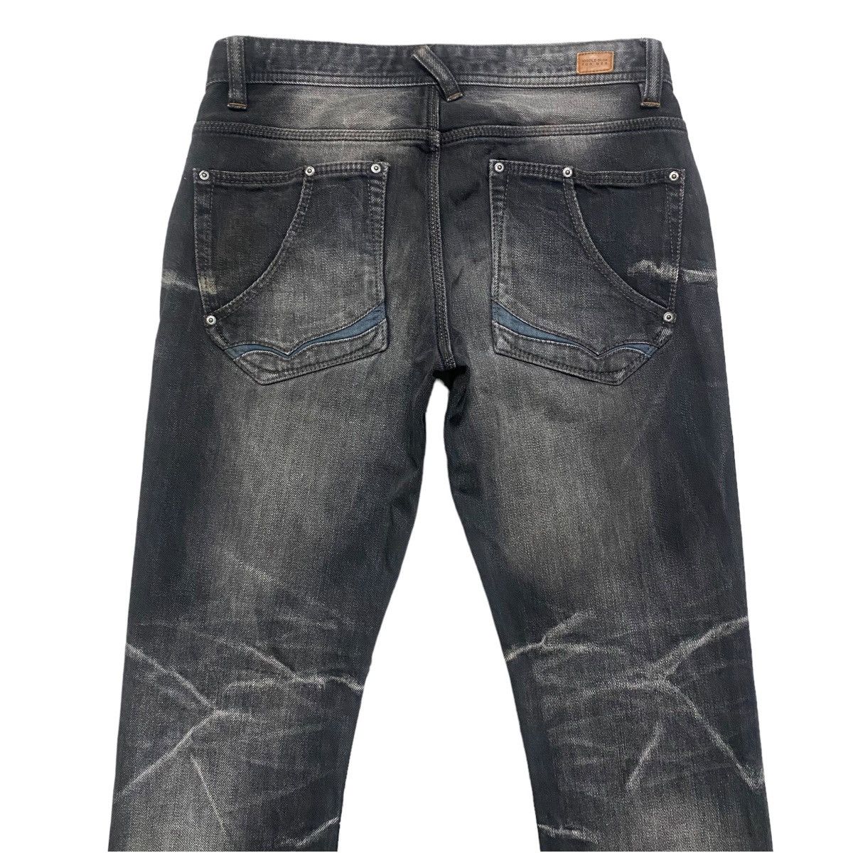 Nicole Club NCFM Mudwash Distressed Denim Flare Jeans Size US 31 - 9 Thumbnail