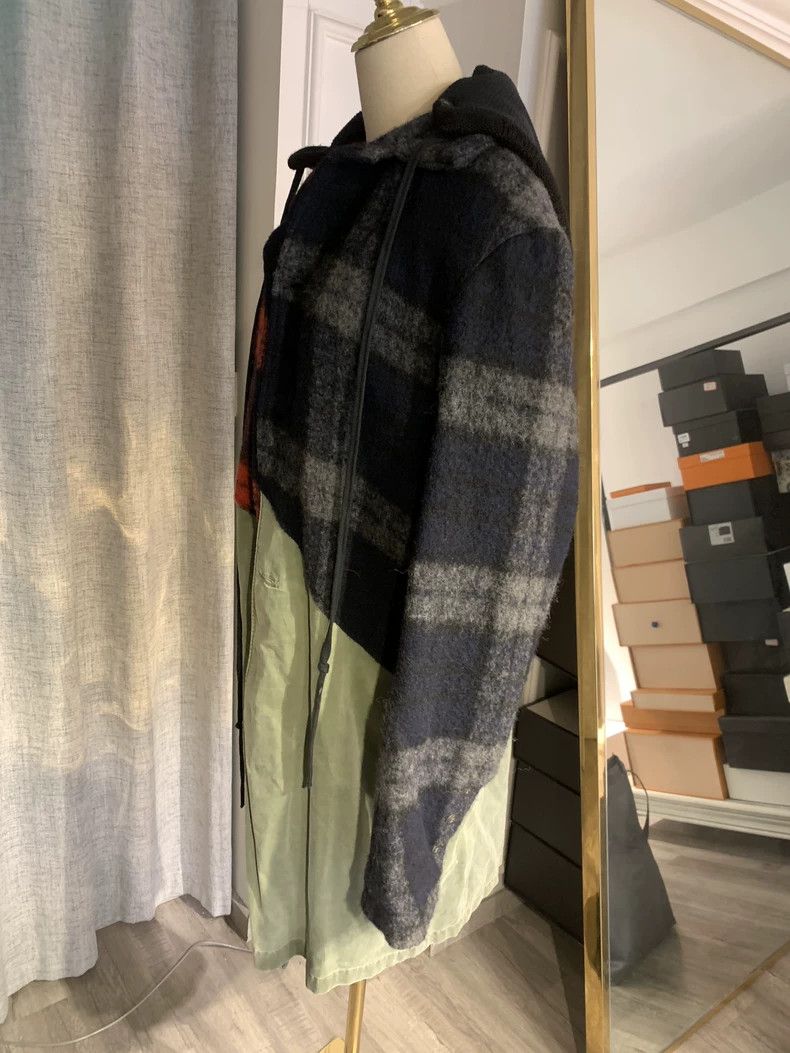 Greg Lauren Greg Lauren size2 Red and black cashmere blended patchwork Size US M / EU 48-50 / 2 - 2 Thumbnail