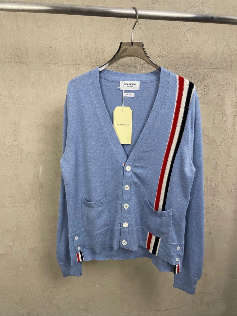 Thom Browne Thom Browne Wool cardigan sweater Size US S / EU 44-46 / 1 - 1 Thumbnail