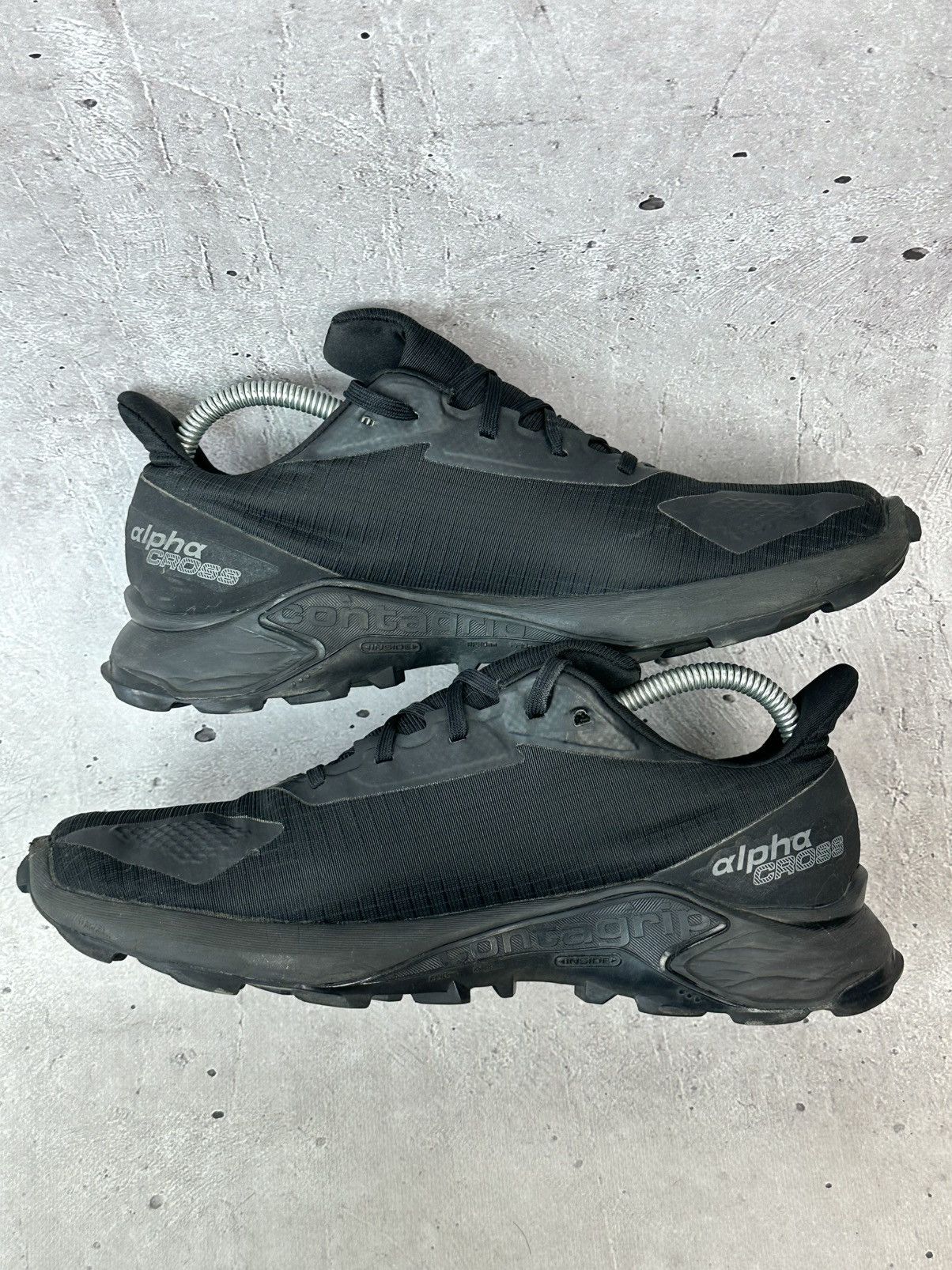Salomon Salomon Gore-Tex Alphacross 3 Gtx Black Men’s Outdoor Boots Size US 9 / EU 42 - 11 Thumbnail