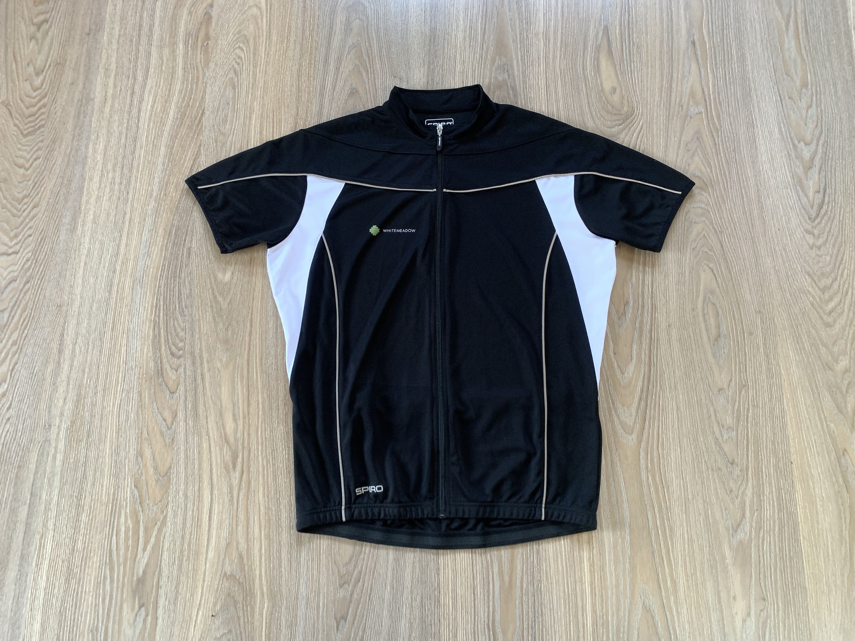 Bicycle Spiro Bikewear Full Zip Short Sleeve Cycling Jersey Size US XXL / EU 58 / 5 - 11 Thumbnail