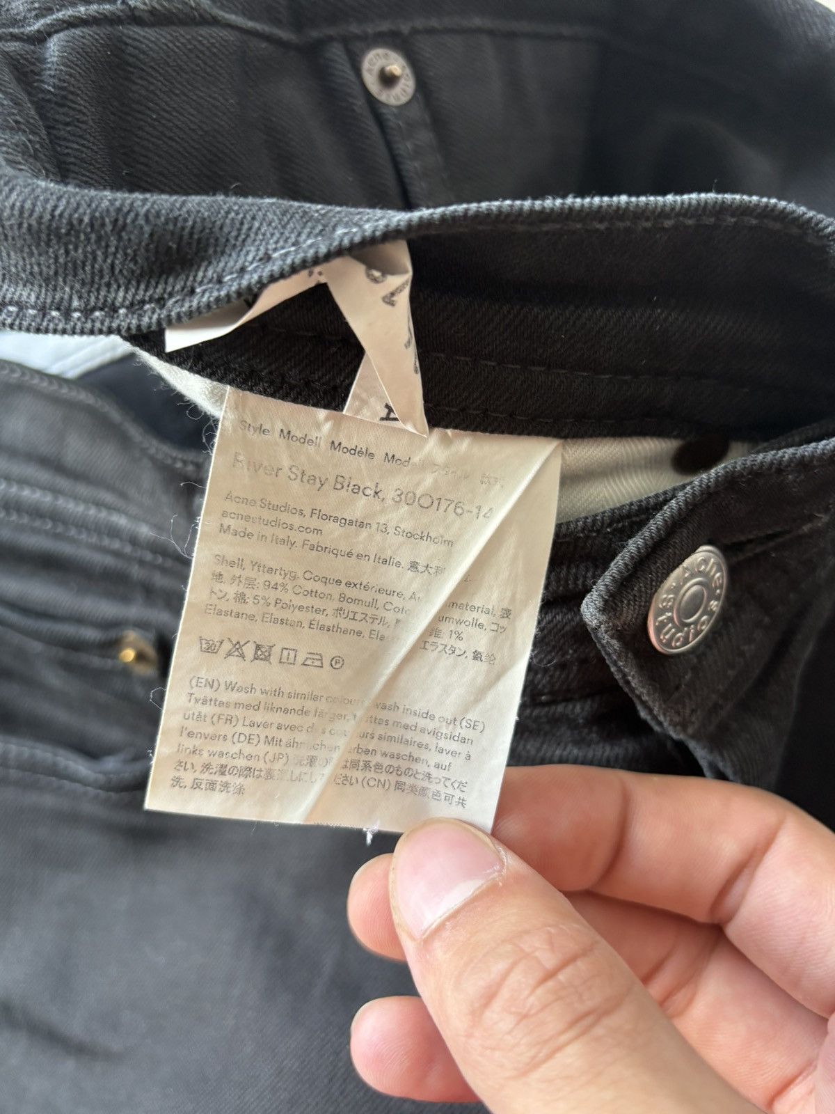 Acne Studios Acne Studios Slim Fit Black Jeans Size US 32 / EU 48 - 4 Thumbnail